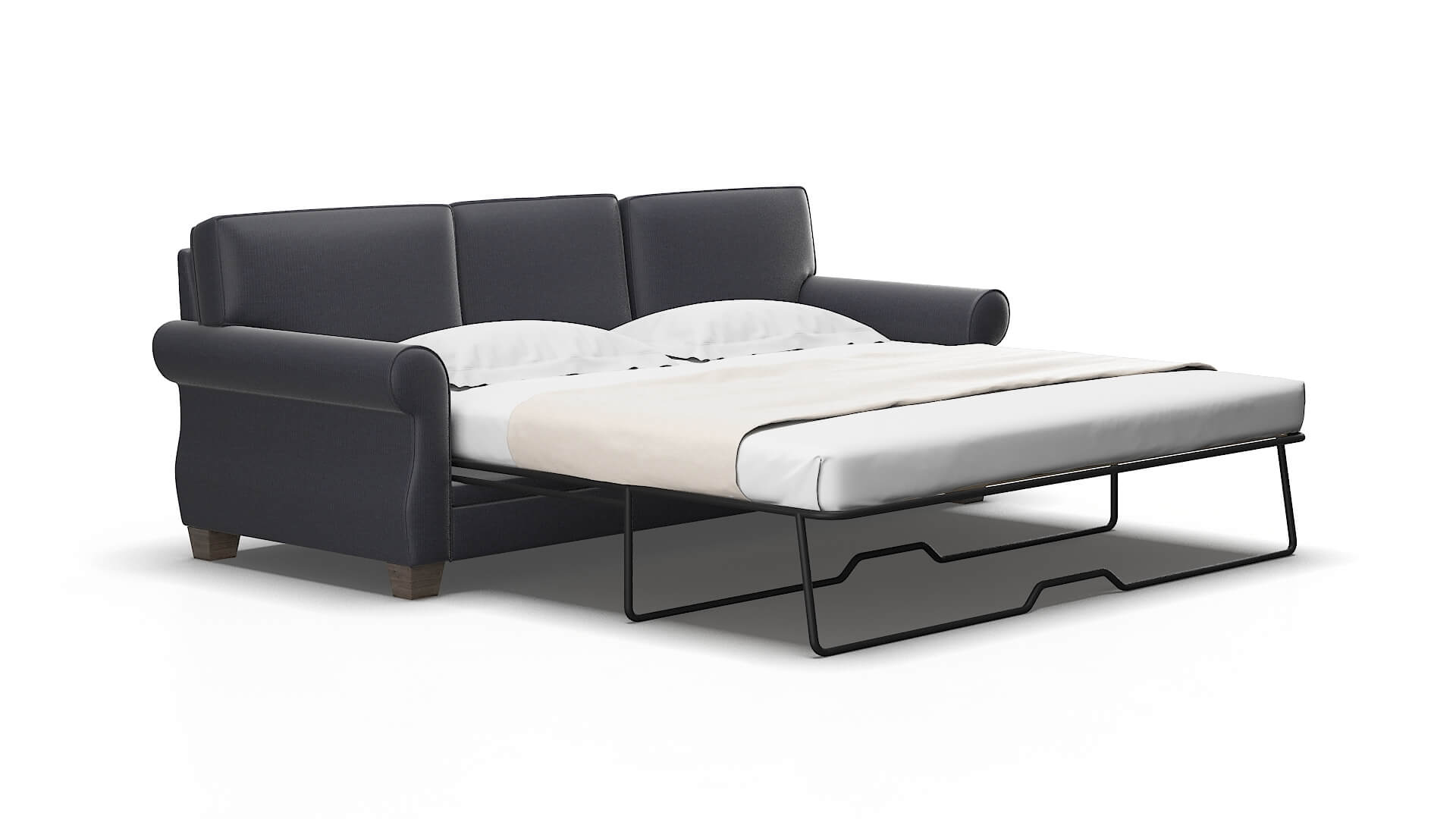 Rome Parker midnight Sofa sleeper Espresso Legs  2