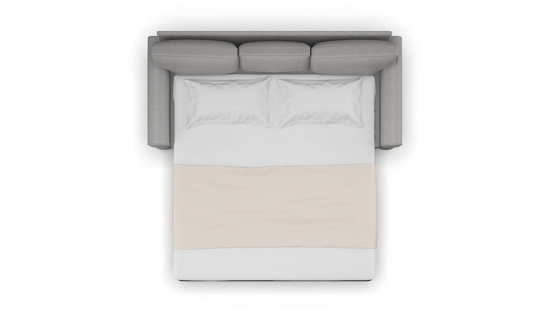 Rome Phoenix Smoke Sofa Sleeper Espresso legs 3