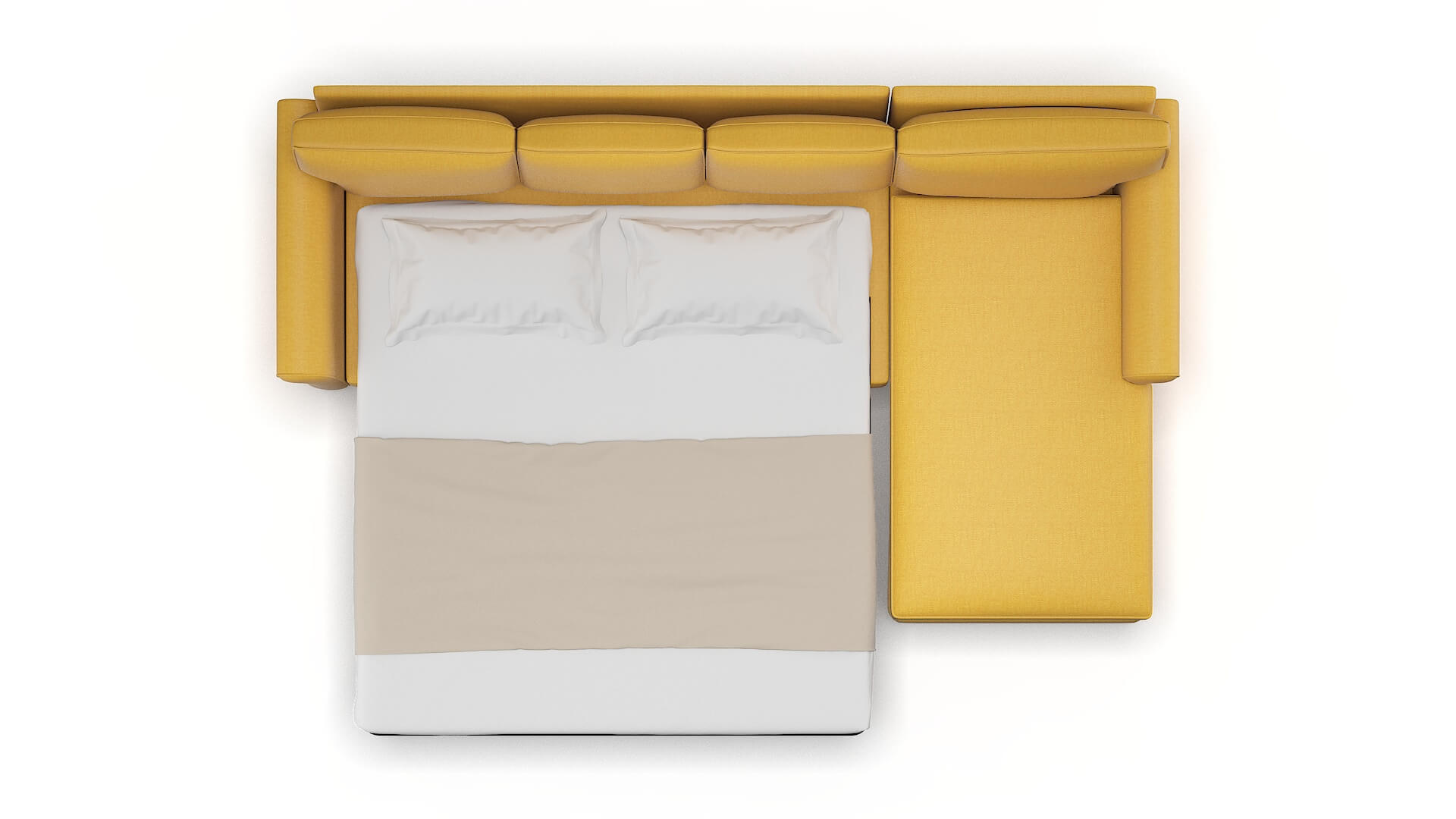 Rome Portland Dijon Panel Sleeper Espresso legs 3