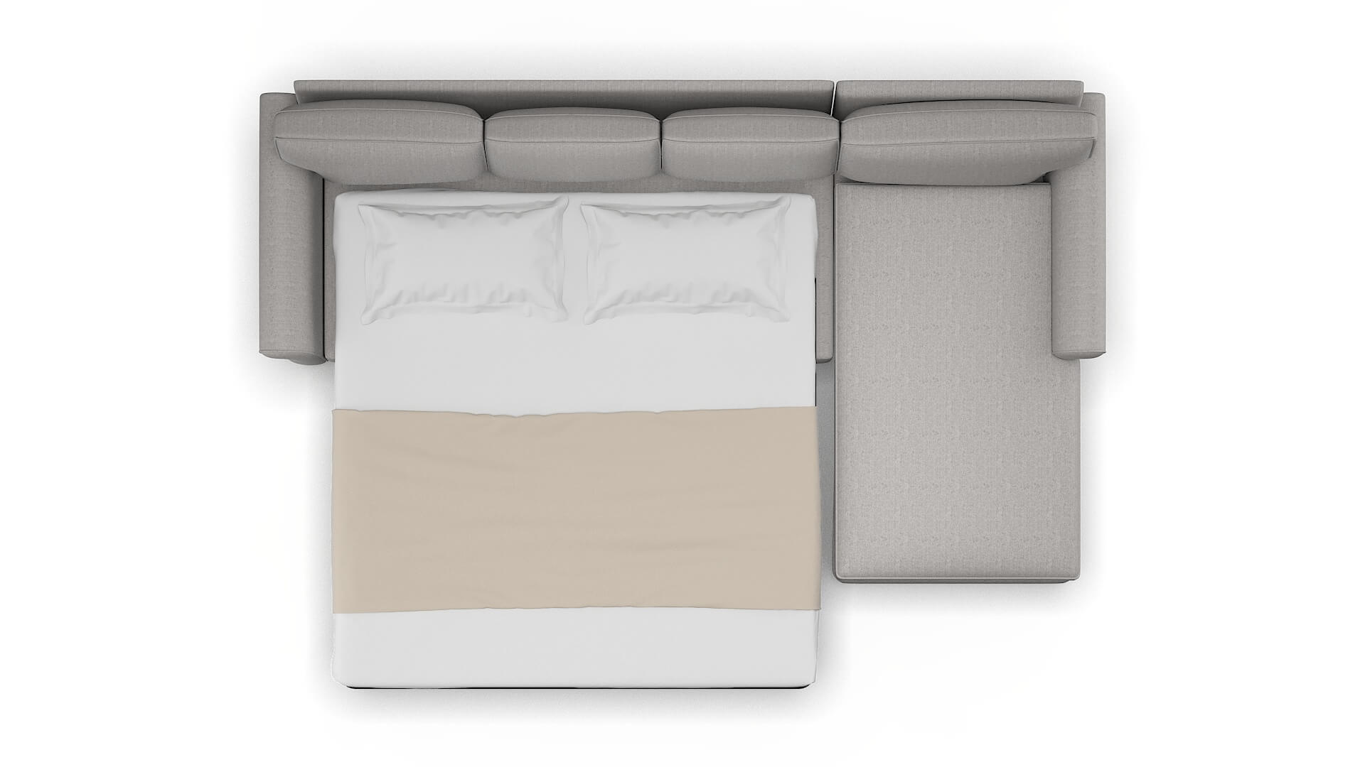 Rome Prime Ash Panel Sleeper Espresso legs 3