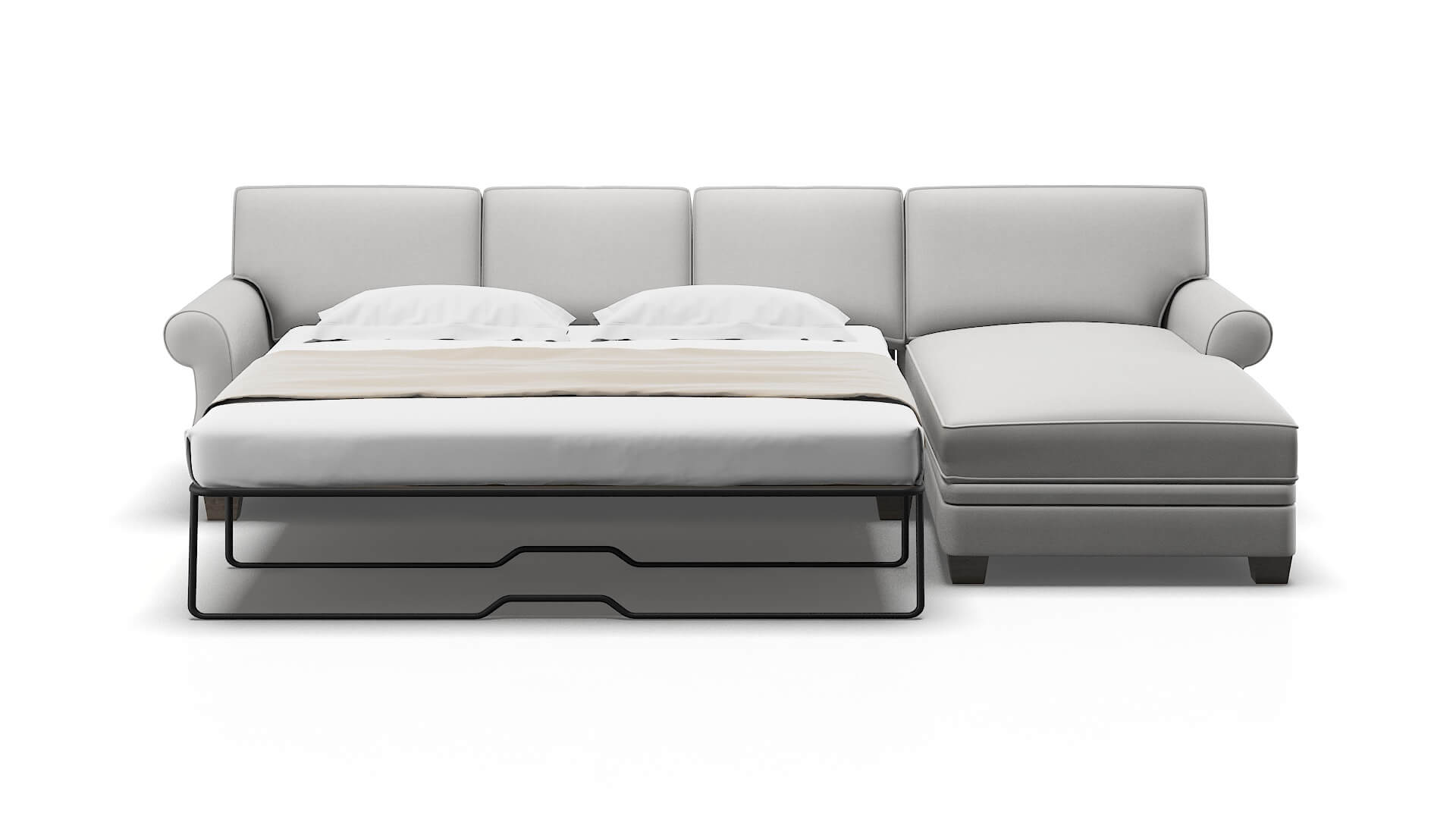 Rome Prisma Steam Panel Sleeper Espresso legs 1