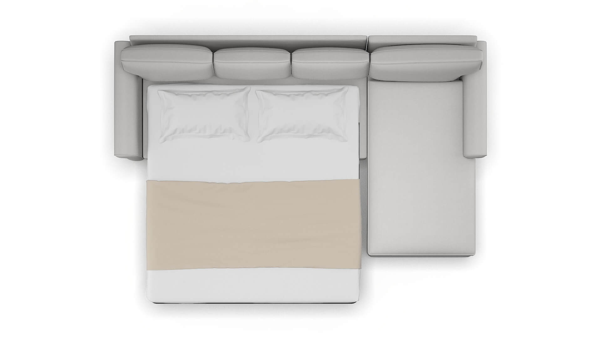 Rome Prisma Steam Panel Sleeper Espresso legs 3