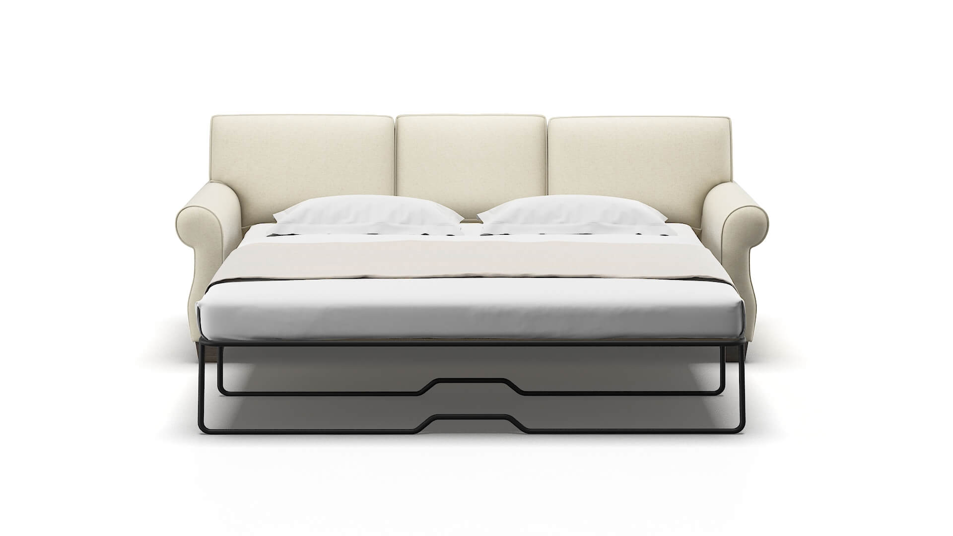 Rome Redondo Oyster Sofa Sleeper Espresso legs 1