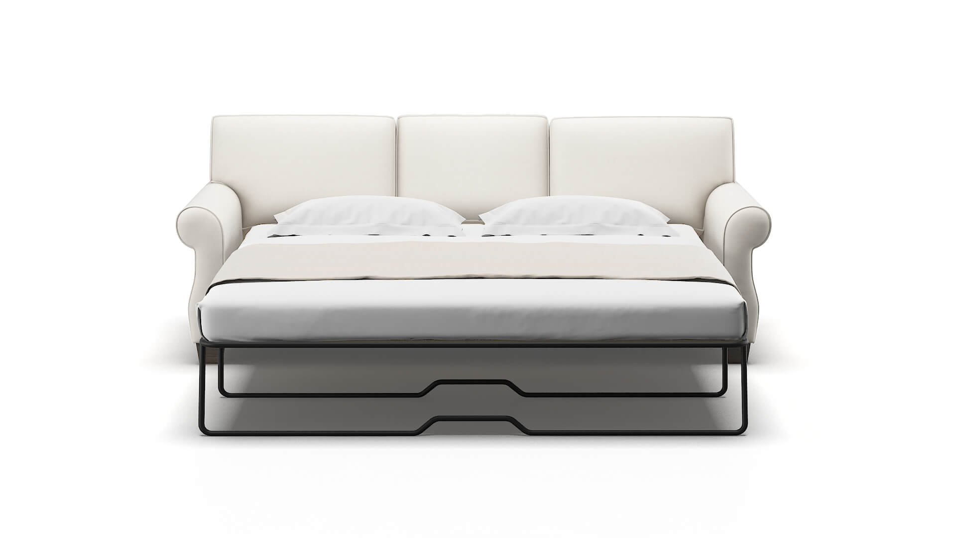 Rome Redondo Pearl Sofa Sleeper Espresso legs 1