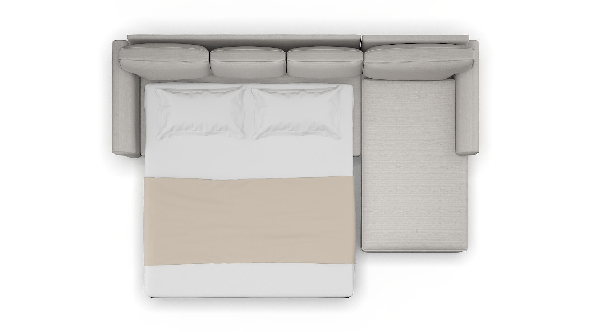 Rome Redondo Stone Panel Sleeper Espresso legs 3