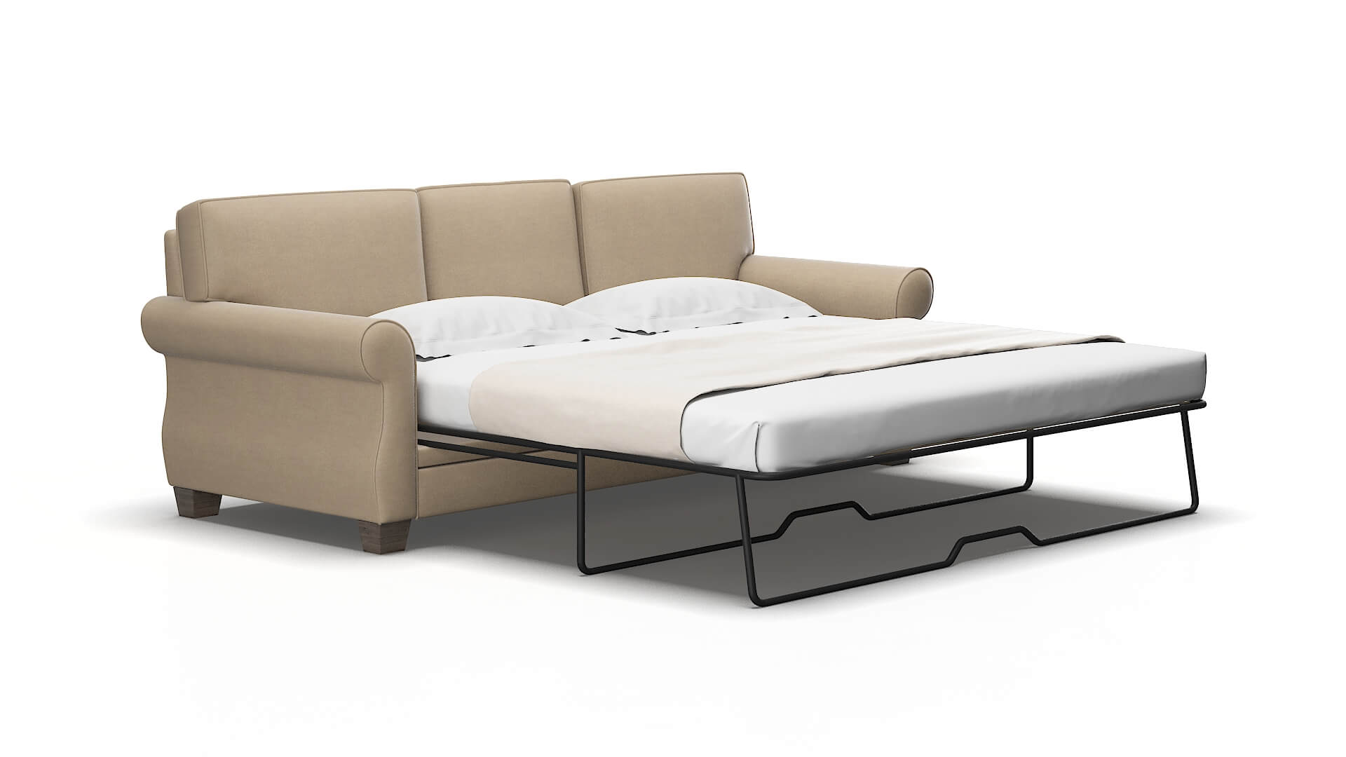 Rome Rocket cappuccino Sofa sleeper Espresso Legs  2