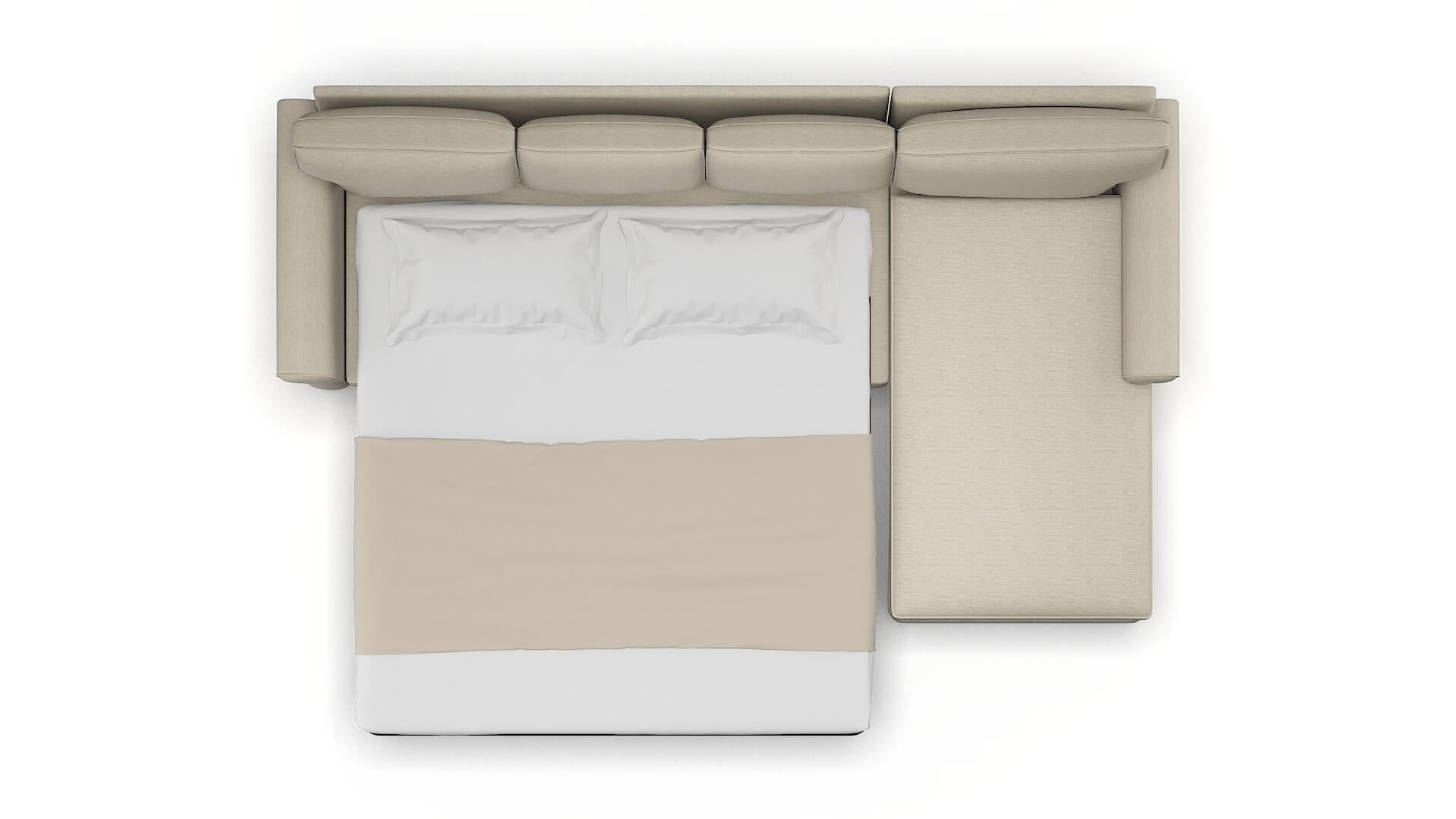 Rome Rocket Dove Panel Sleeper Espresso legs 3