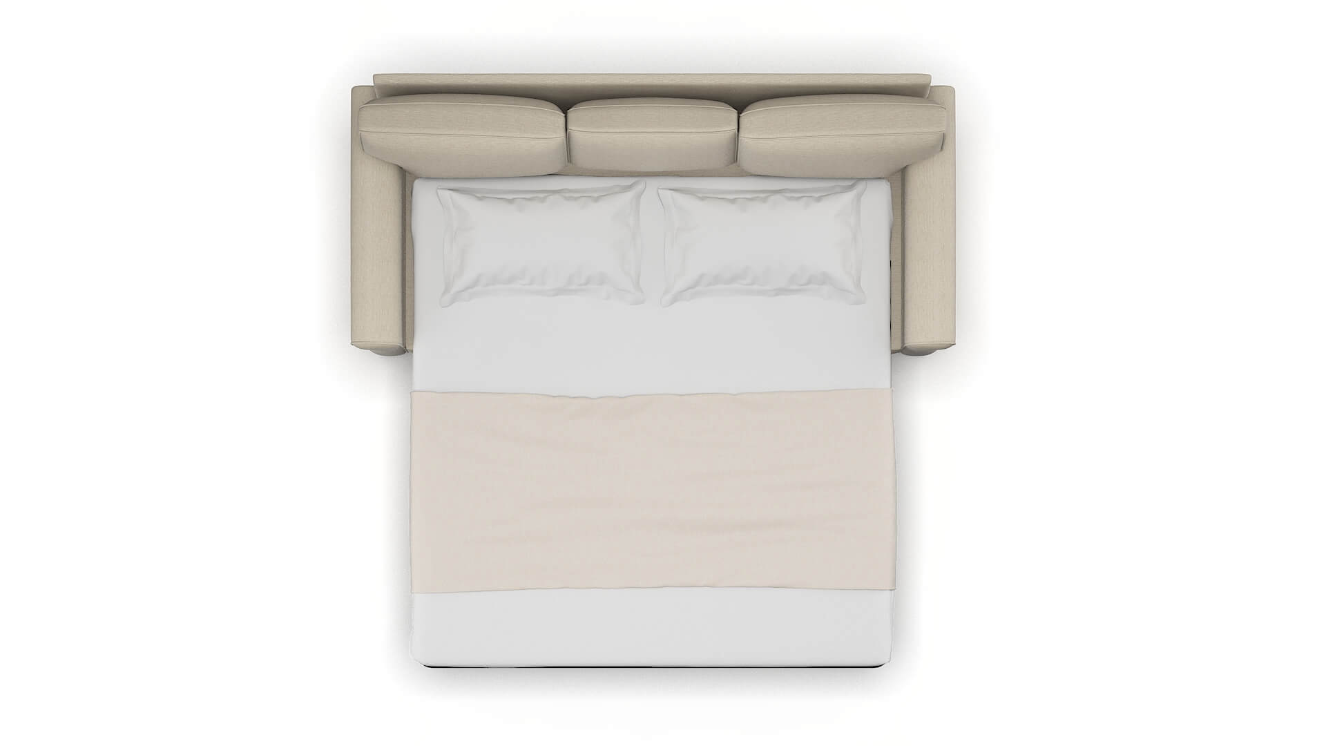 Rome Rocket Dove Sofa Sleeper Espresso legs 3