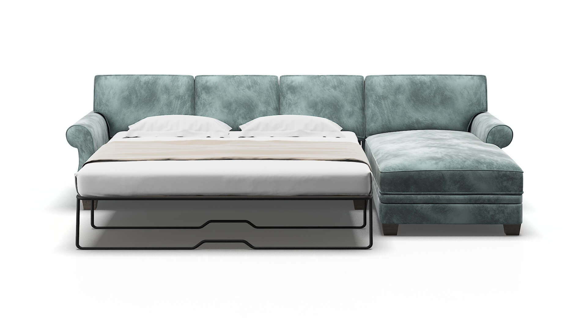 Rome Royale Cloud Panel Sleeper Espresso legs 1