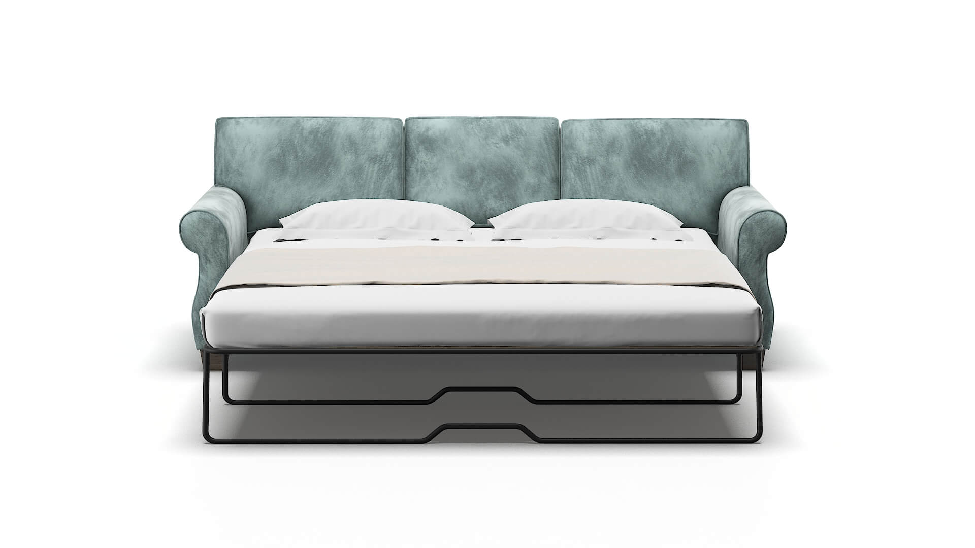 Rome Royale Cloud Sofa Sleeper Espresso legs 1