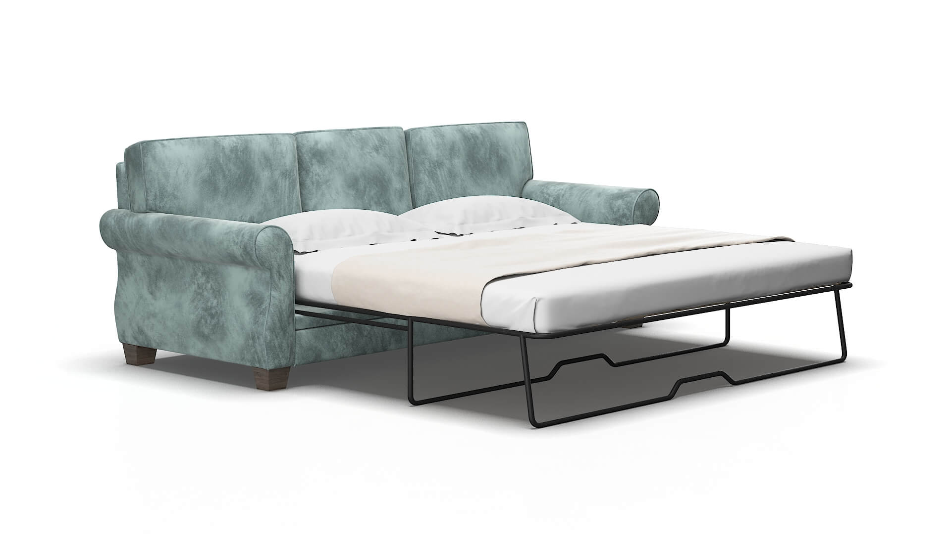Rome Royale cloud Sofa sleeper Espresso Legs  2
