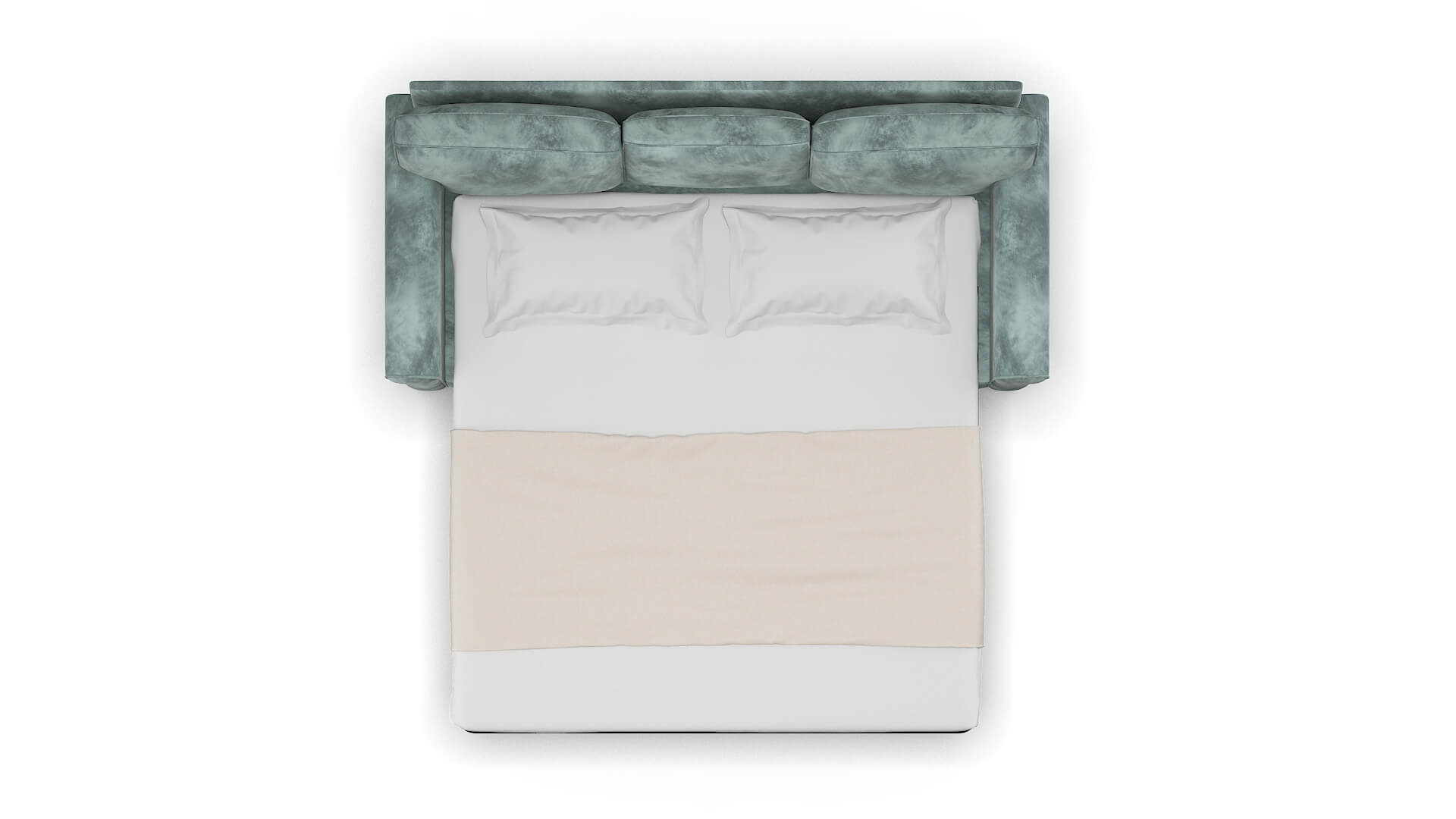 Rome Royale Cloud Sofa Sleeper Espresso legs 3