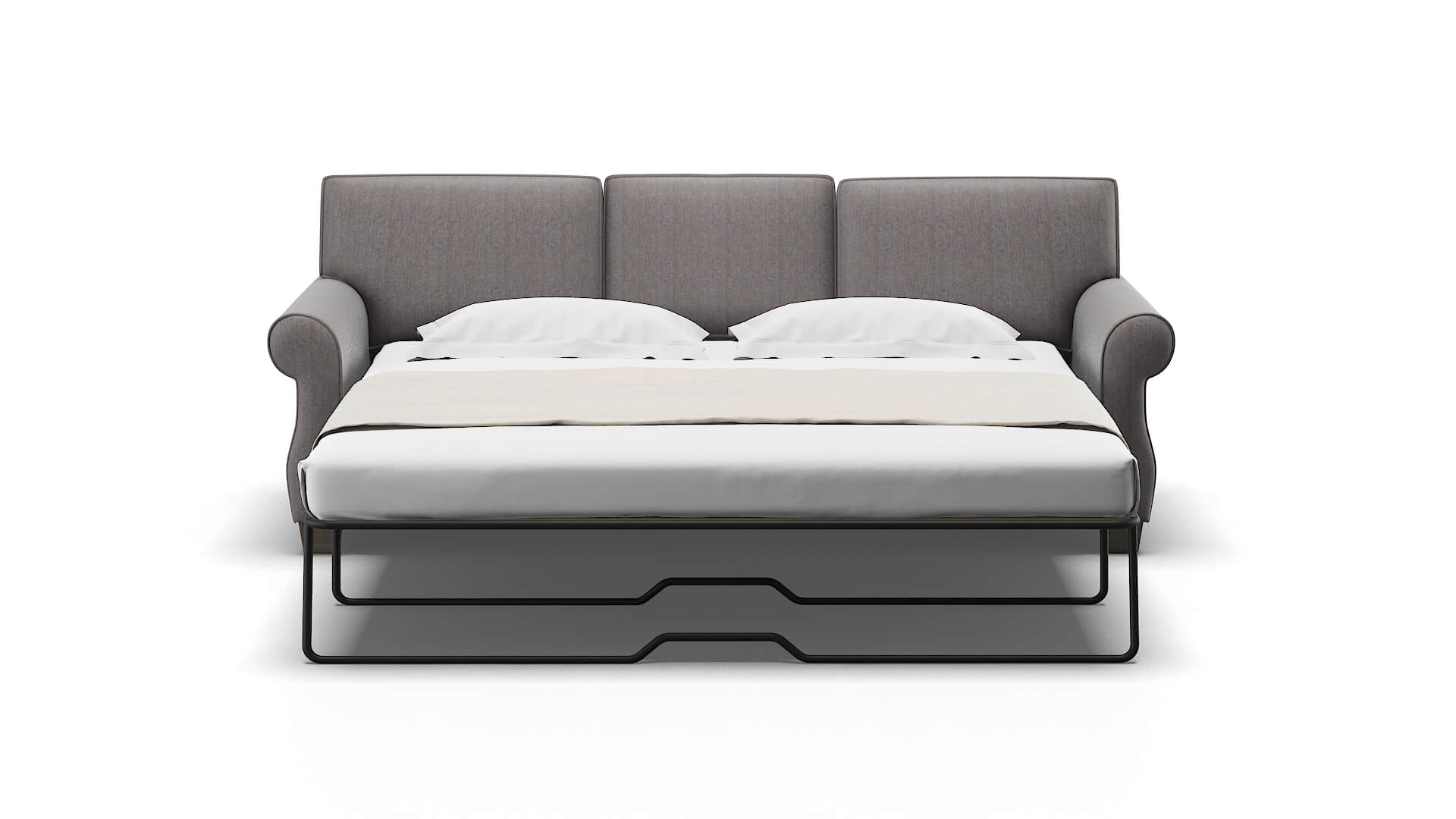 Rome Sasha Granite Sofa Sleeper Espresso legs 1