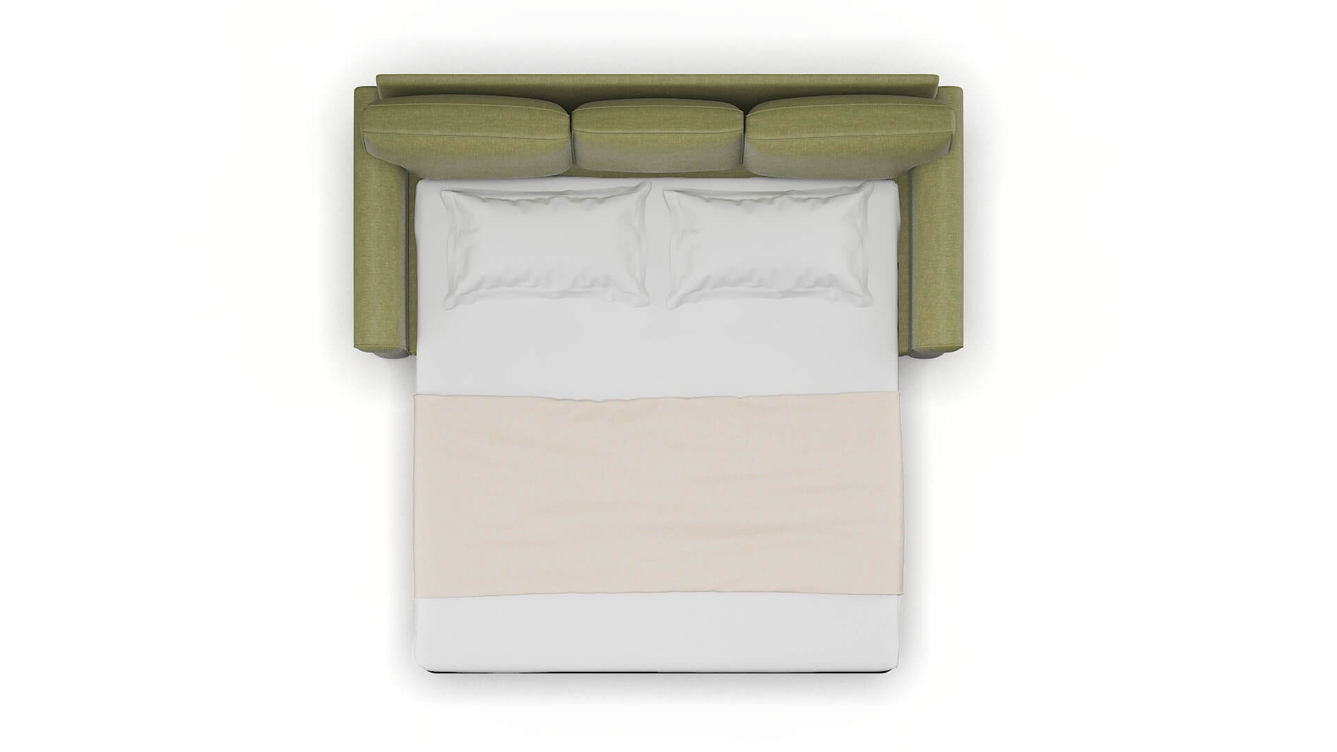 Rome Simplex Sour_apple Sofa Sleeper Espresso legs 3