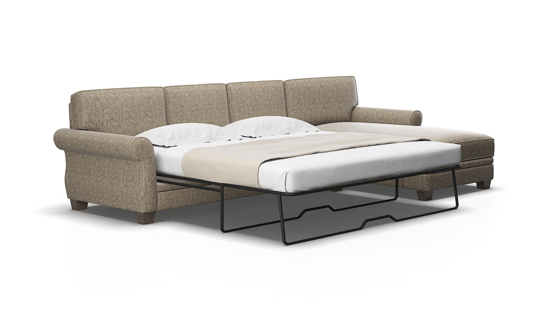 Rome Solifestyle 51 Panel Sleeper Espresso Legs 2