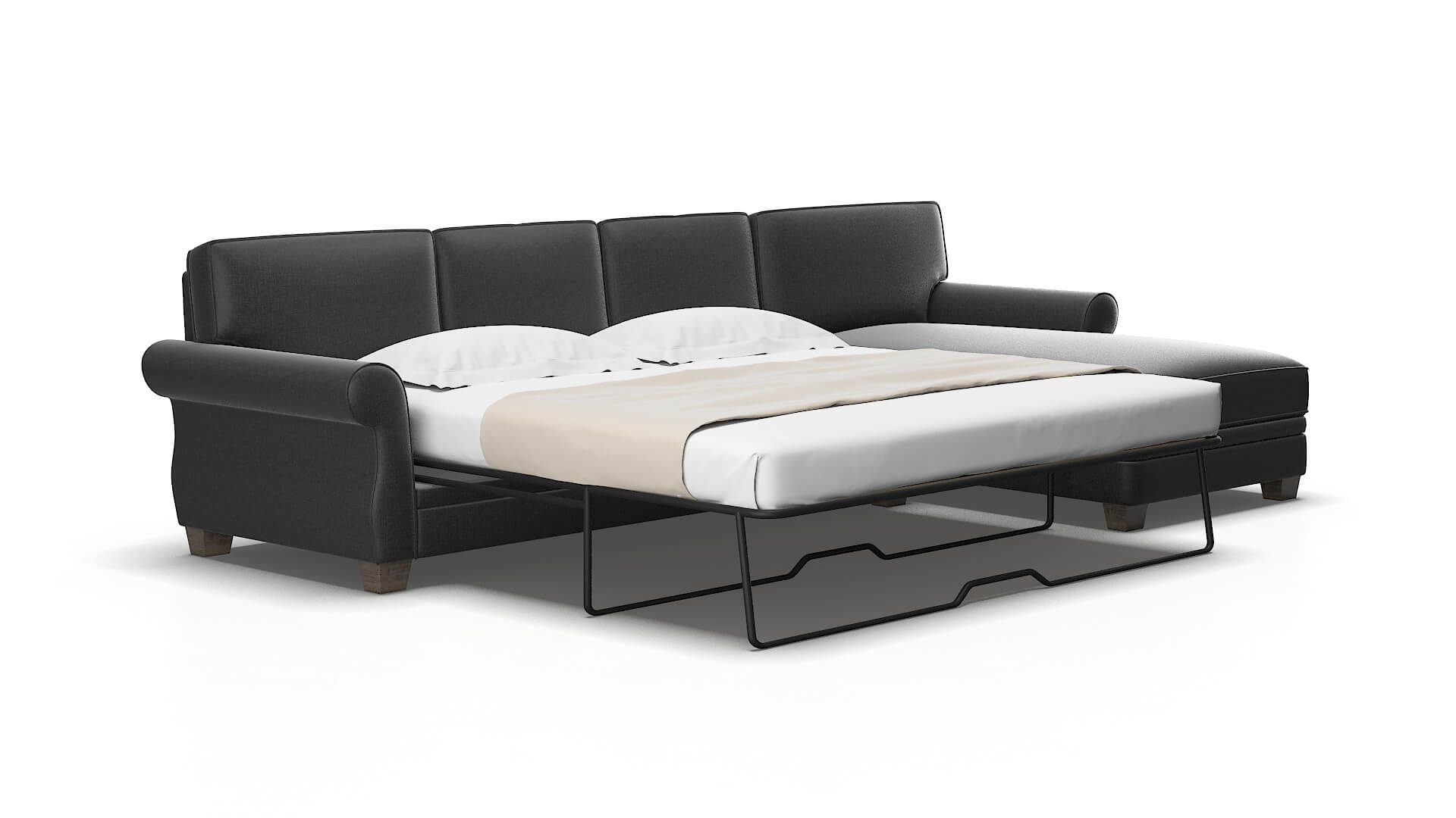 Rome Sosoftness 54 Panel Sleeper Espresso legs 2