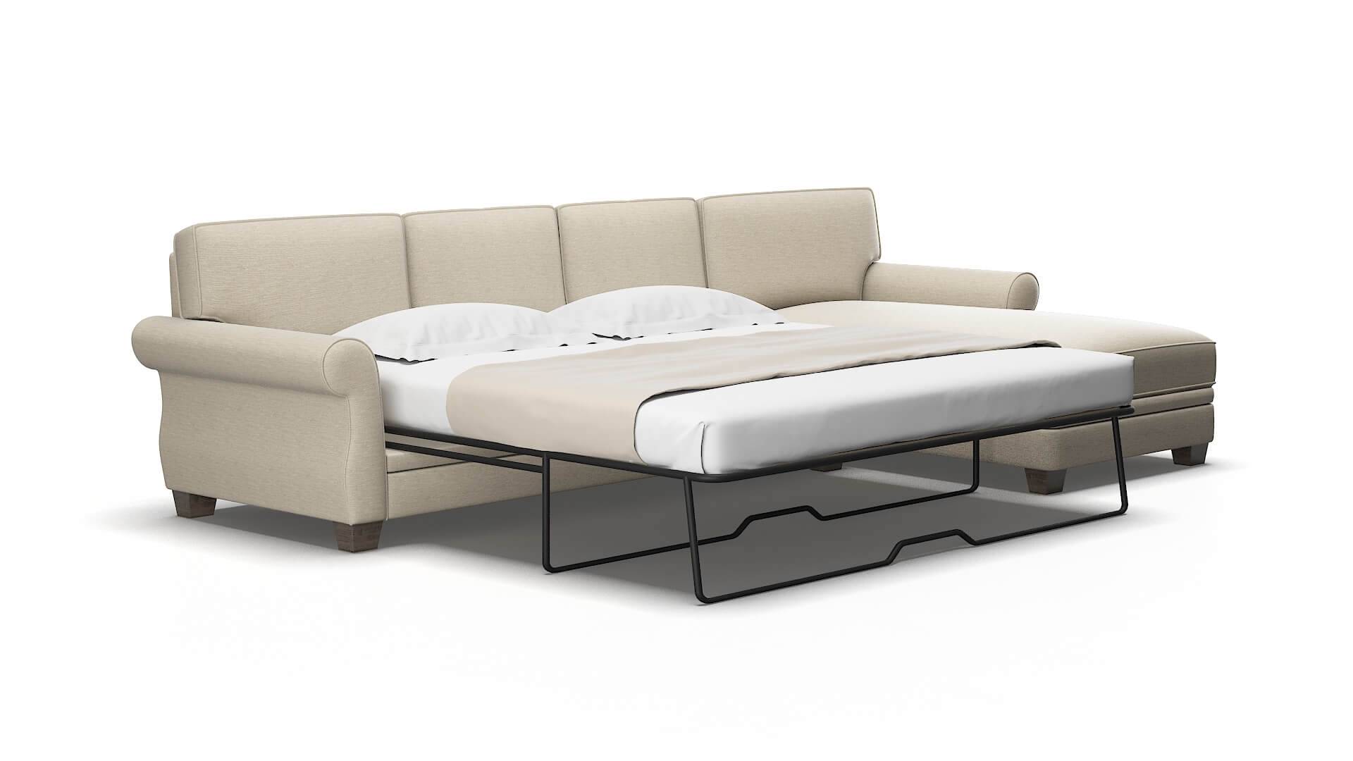 Rome Sosoftness 72 Panel sleeper Espresso Legs  2
