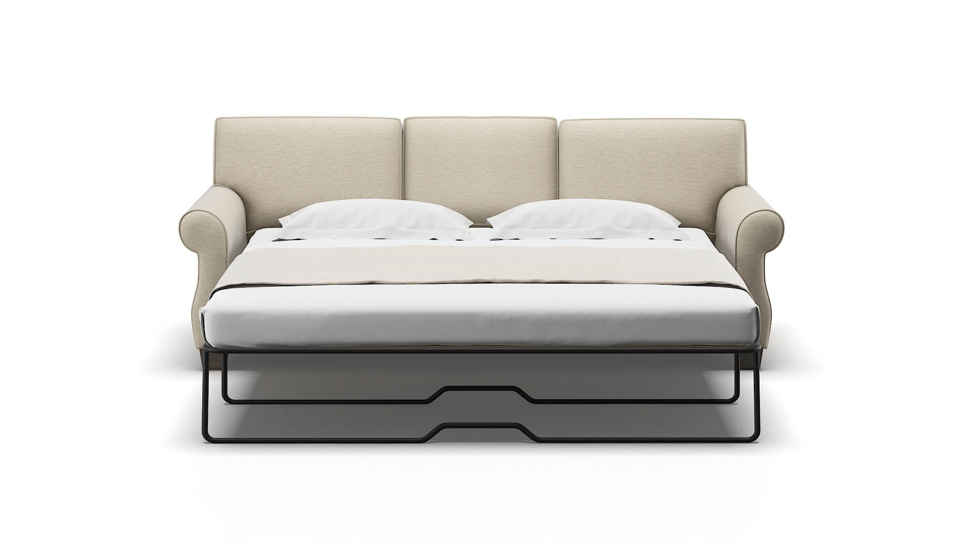 Rome Sosoftness 72 Sofa Sleeper Espresso legs 1