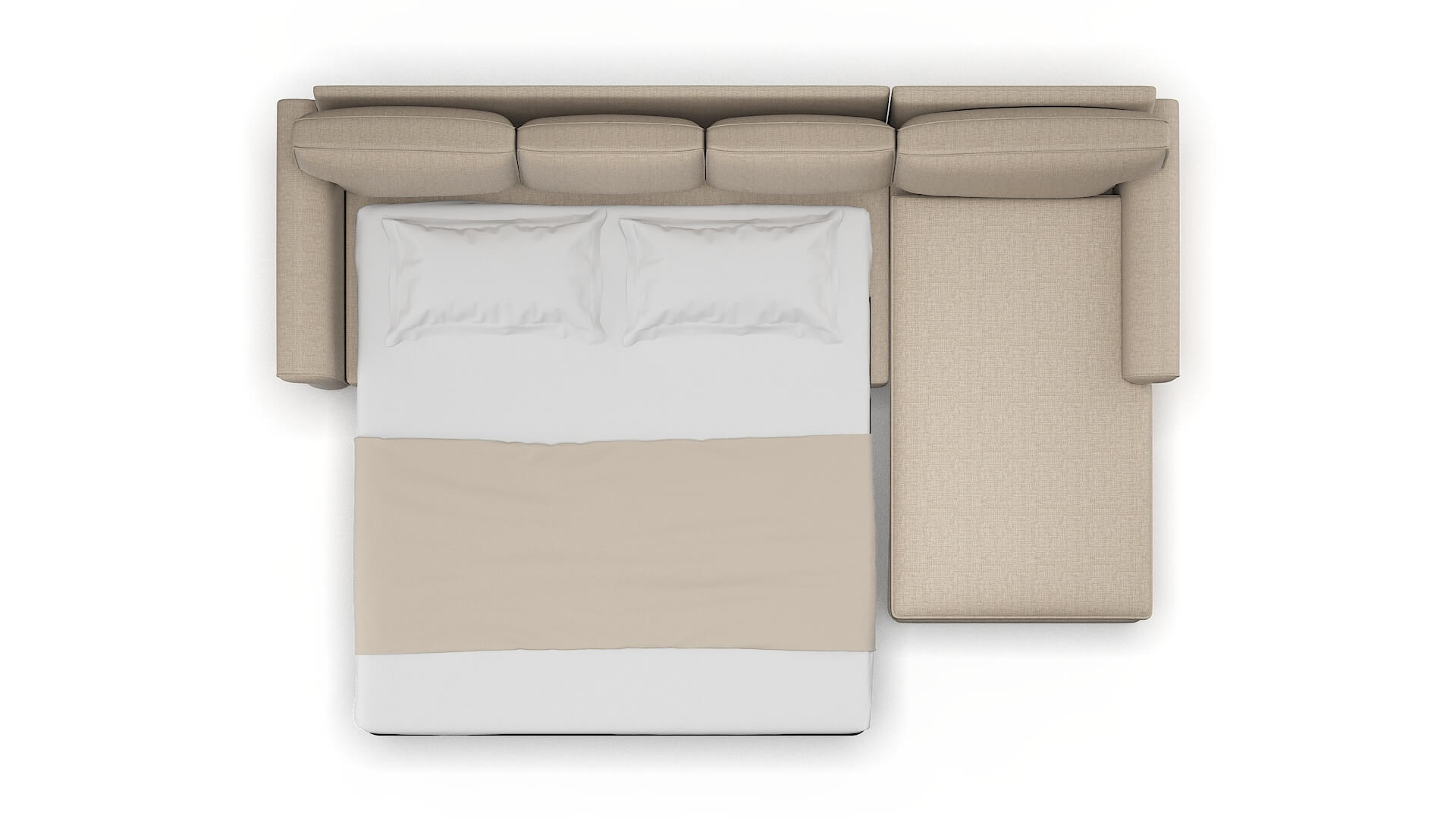 Rome Sosoftness 74 Panel Sleeper Espresso legs 3