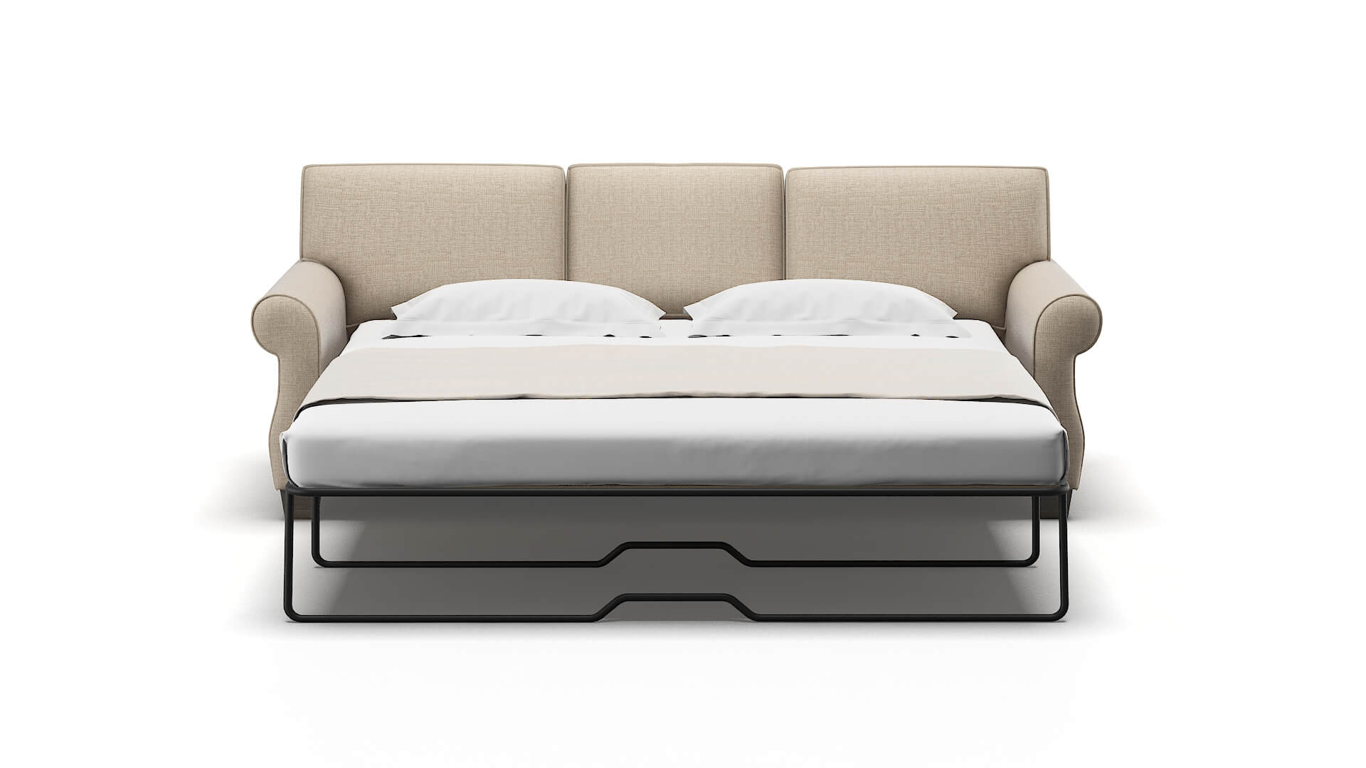 Rome Sosoftness 74 Sofa Sleeper Espresso legs 1