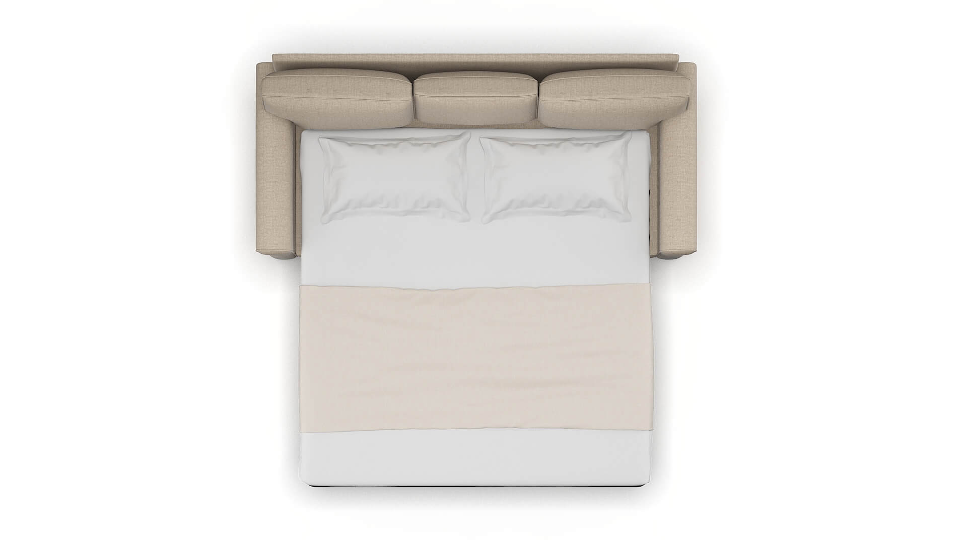 Rome Sosoftness 74 Sofa Sleeper Espresso legs 3