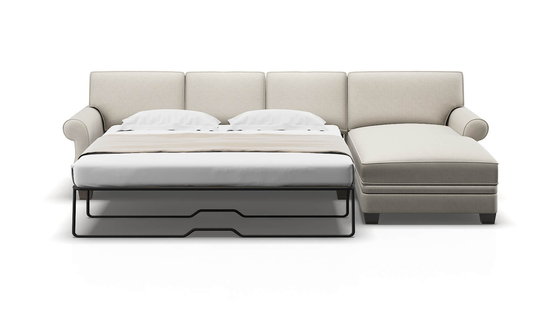 Rome Terrain Natural Panel Sleeper Espresso legs 1