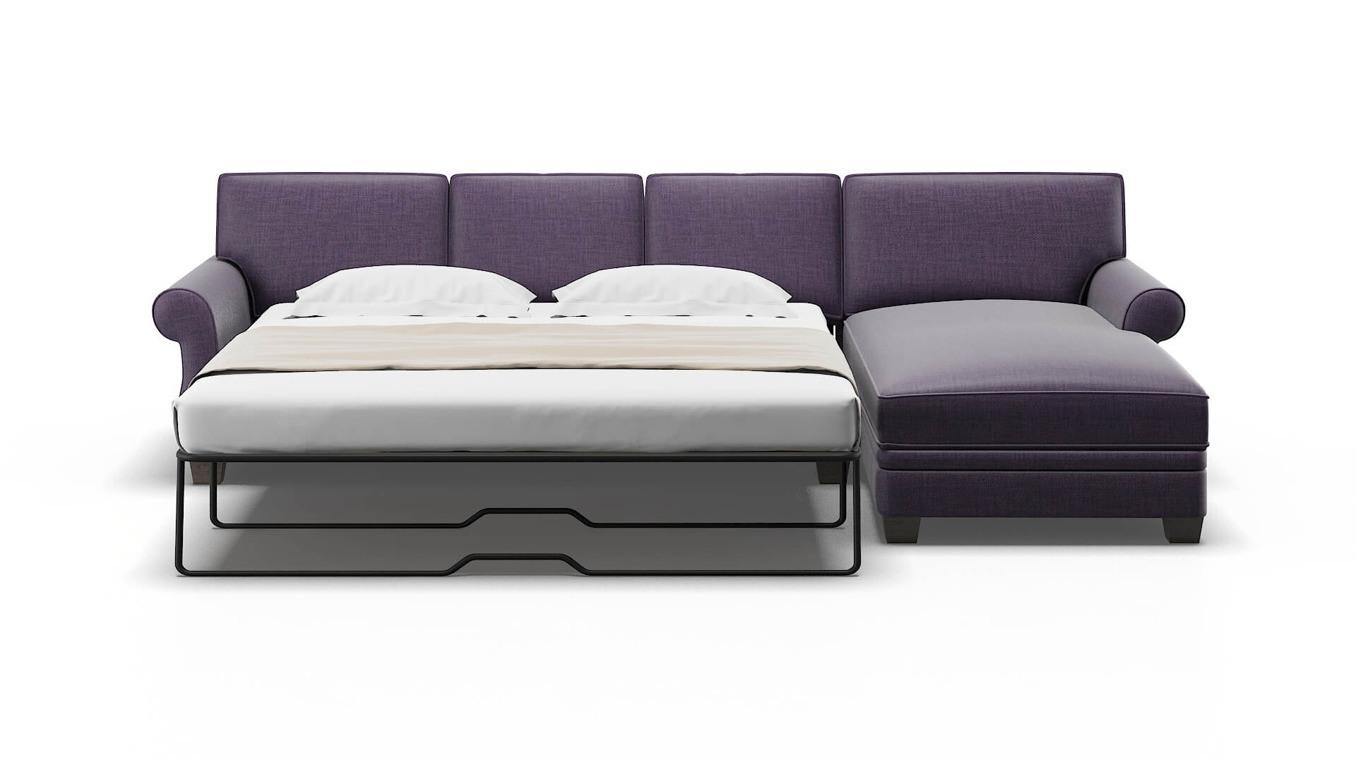 Rome Tess Blackberry Panel Sleeper Espresso legs 1