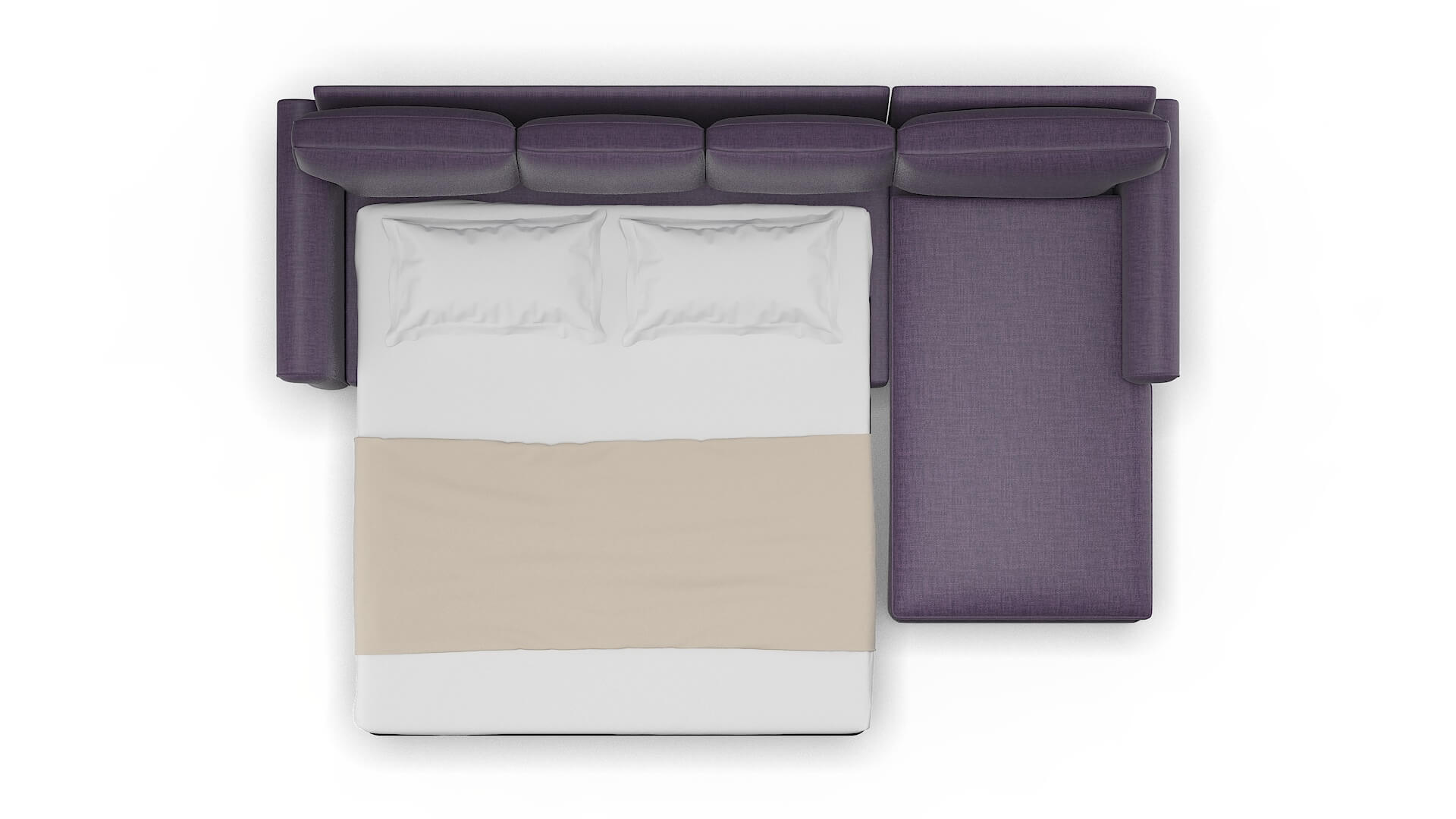 Rome Tess Blackberry Panel Sleeper Espresso legs 3