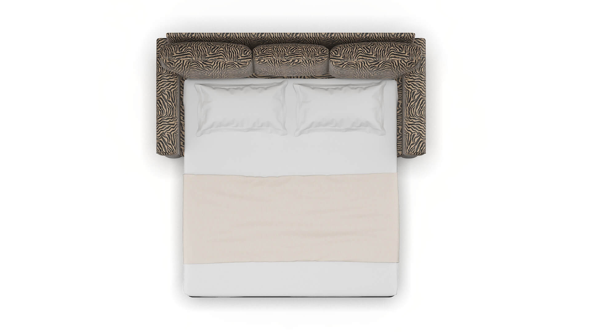 Rome Zambia Coffee Sofa Sleeper Espresso legs 3