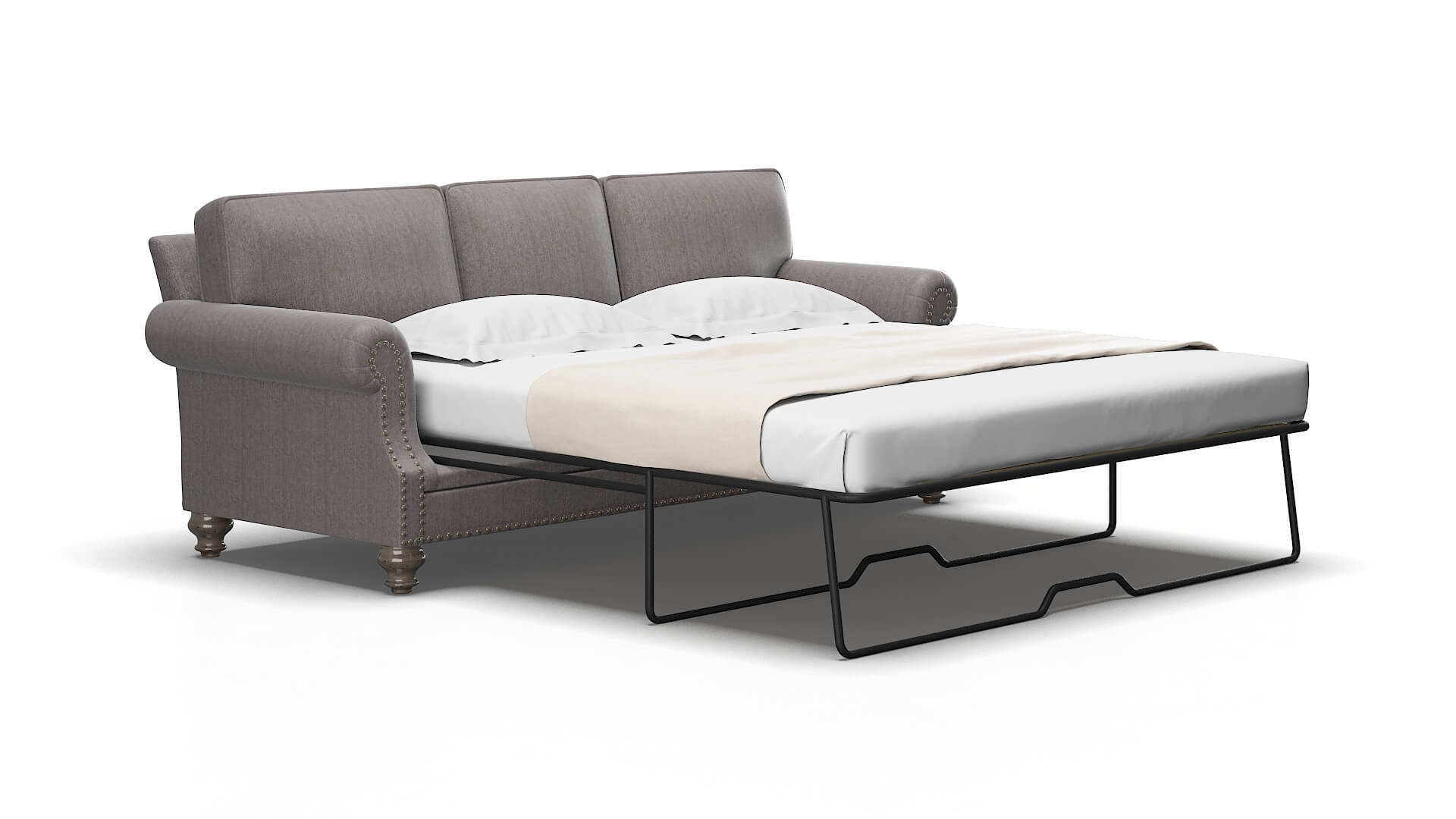 Rotterdam Atlas_plz Silver Sofa Sleeper Espresso legs 2