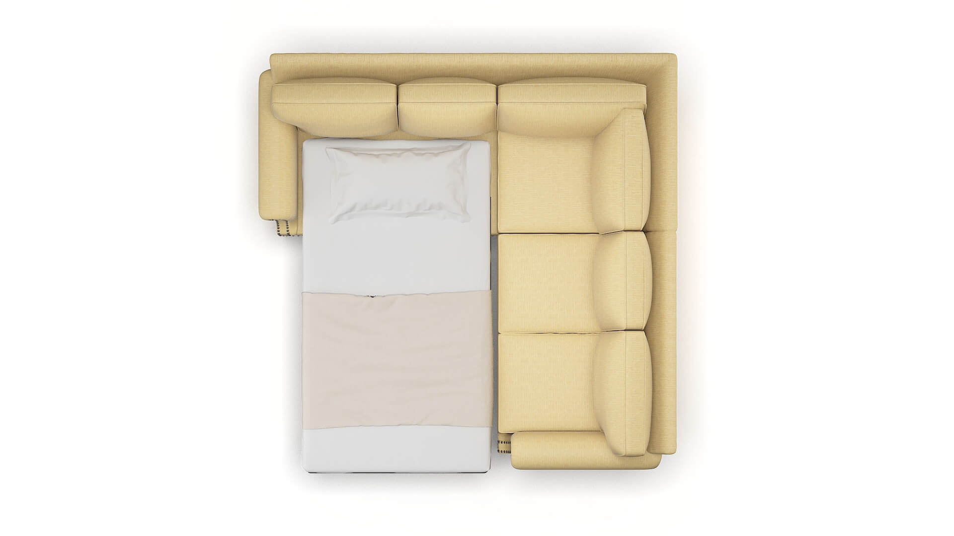 Rotterdam Avalon_hp Ginger Sectional Sleeper Espresso legs 3