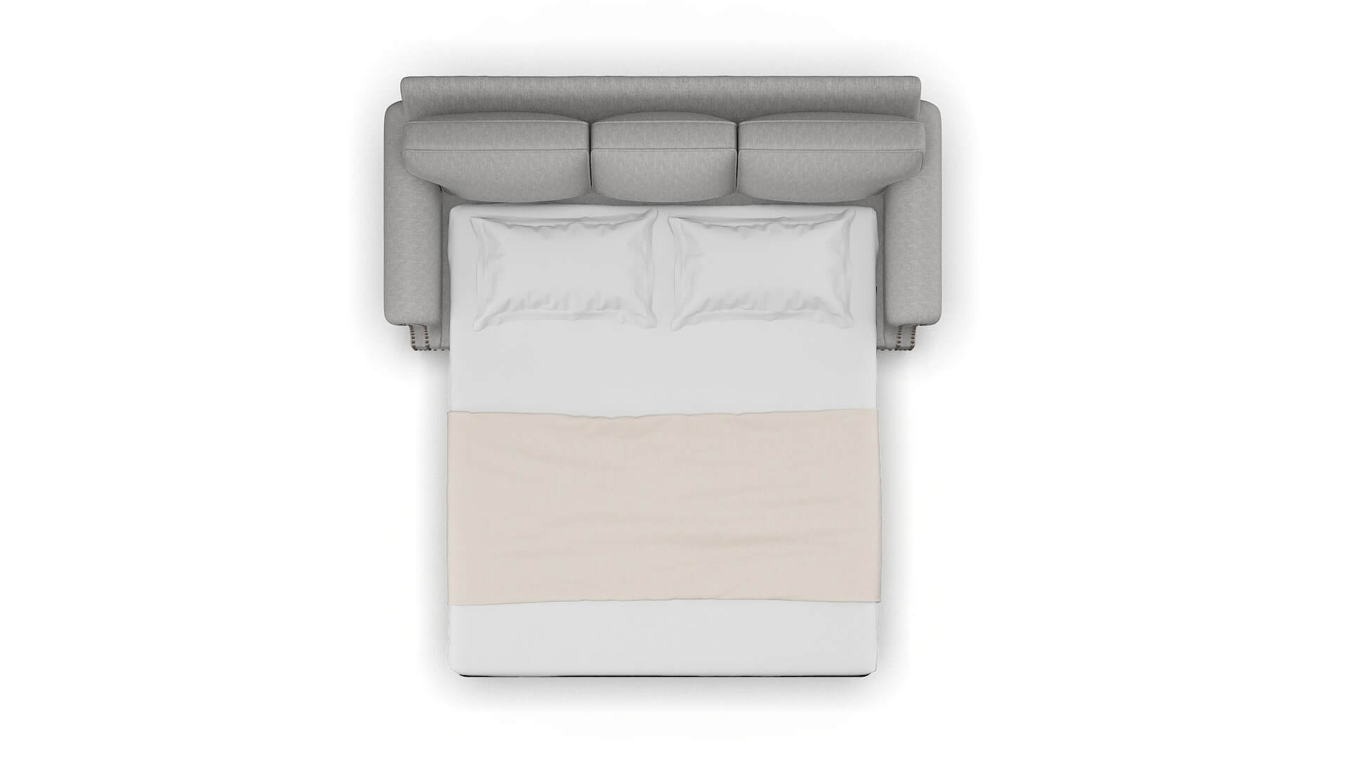 Rotterdam Bungalow Graphite Sofa Sleeper Espresso legs 3