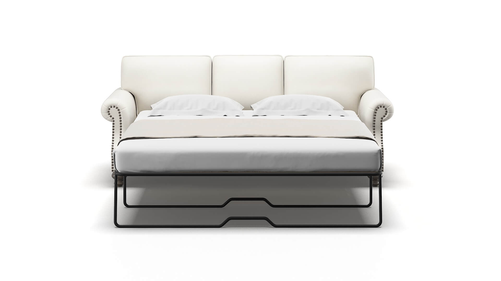 Rotterdam Chance Bone Sofa Sleeper Espresso legs 1