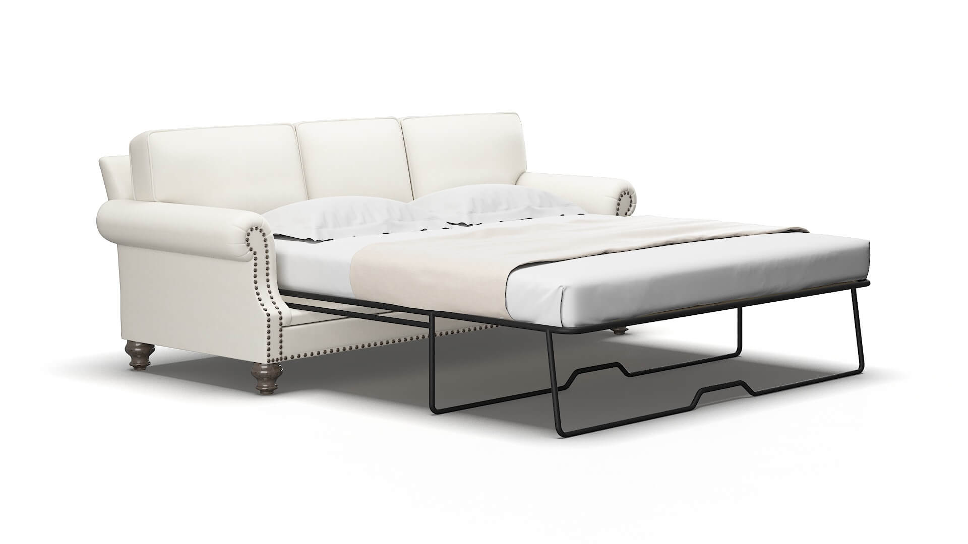 Rotterdam Chance bone Sofa sleeper Espresso Legs  2