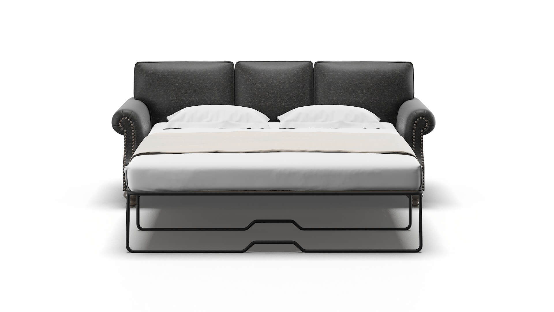 Rotterdam Chance Denim Sofa Sleeper Espresso legs 1