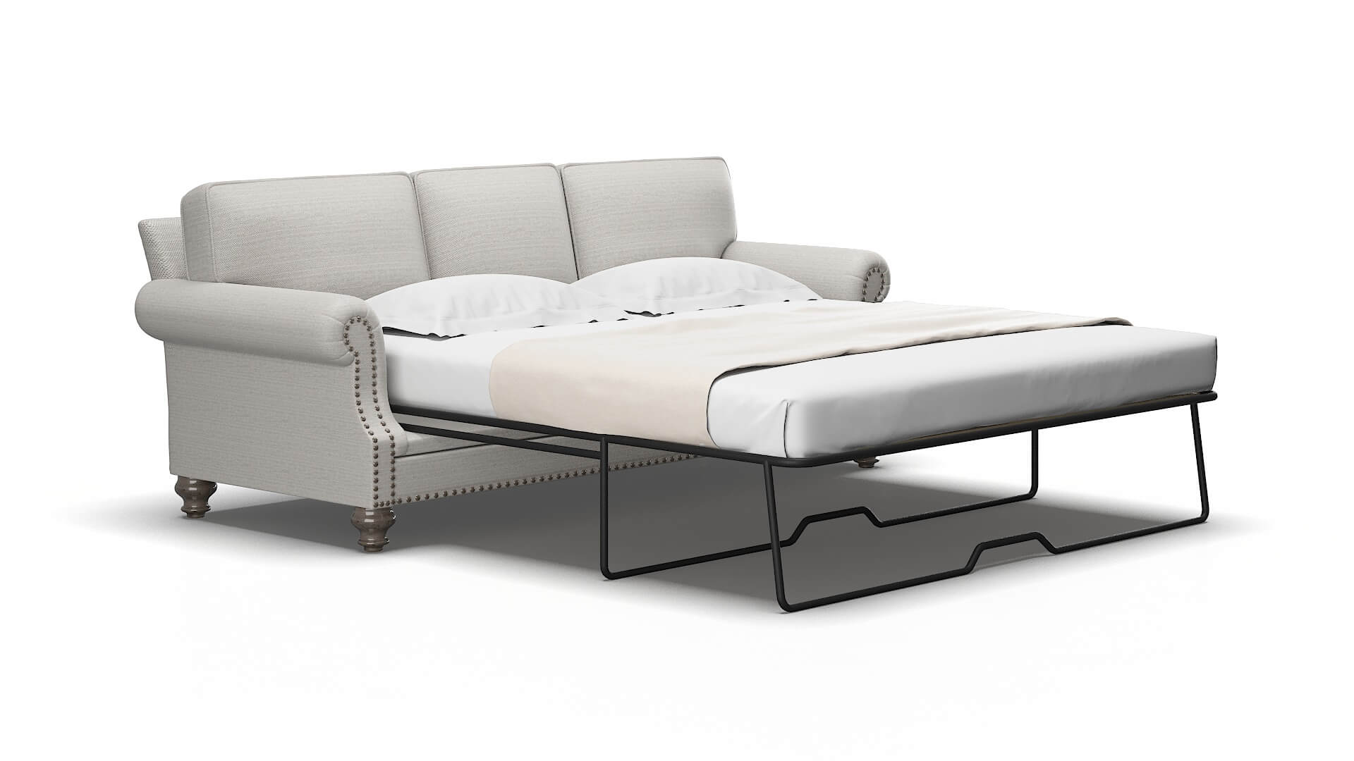 Rotterdam Derby Grey Sofa Sleeper Espresso legs 2