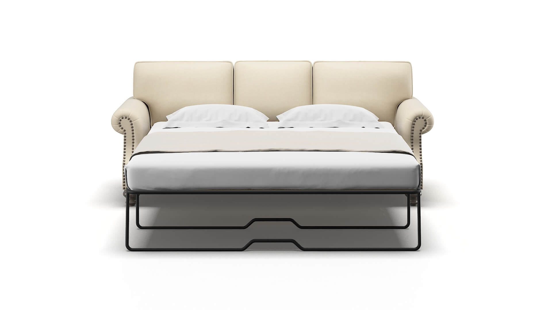 Rotterdam Dream_d Almond Sofa Sleeper Espresso legs 1