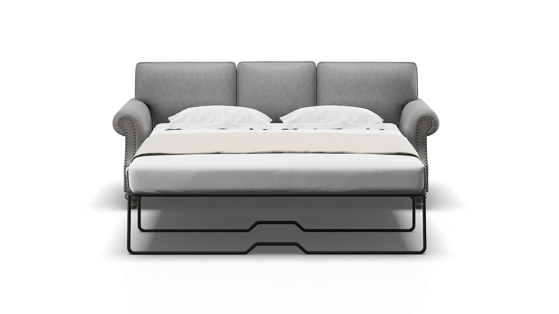 Rotterdam Dream_d Charcoal Sofa Sleeper Espresso legs 1