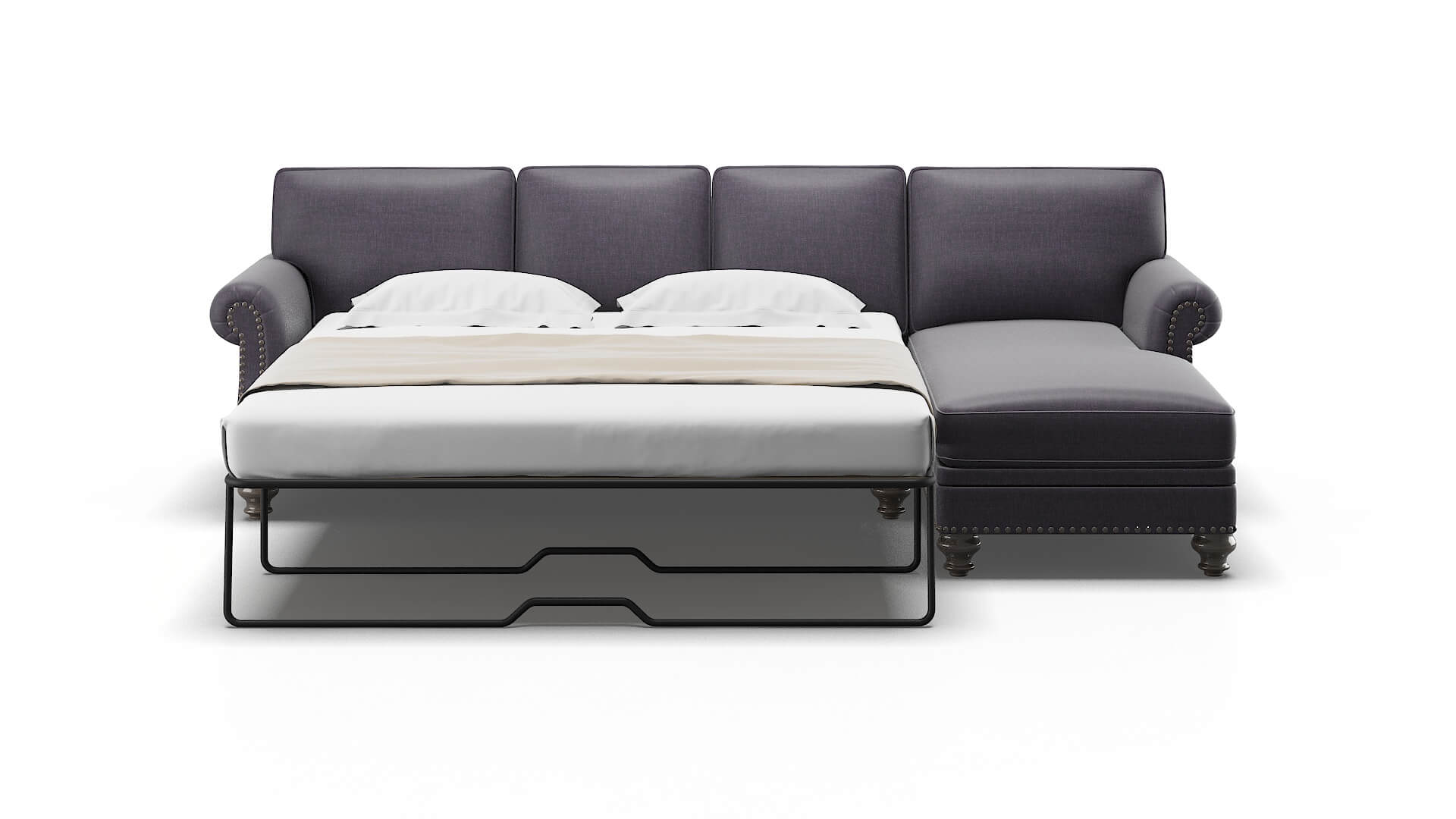 Rotterdam Durham Ink Panel Sleeper Espresso legs 1