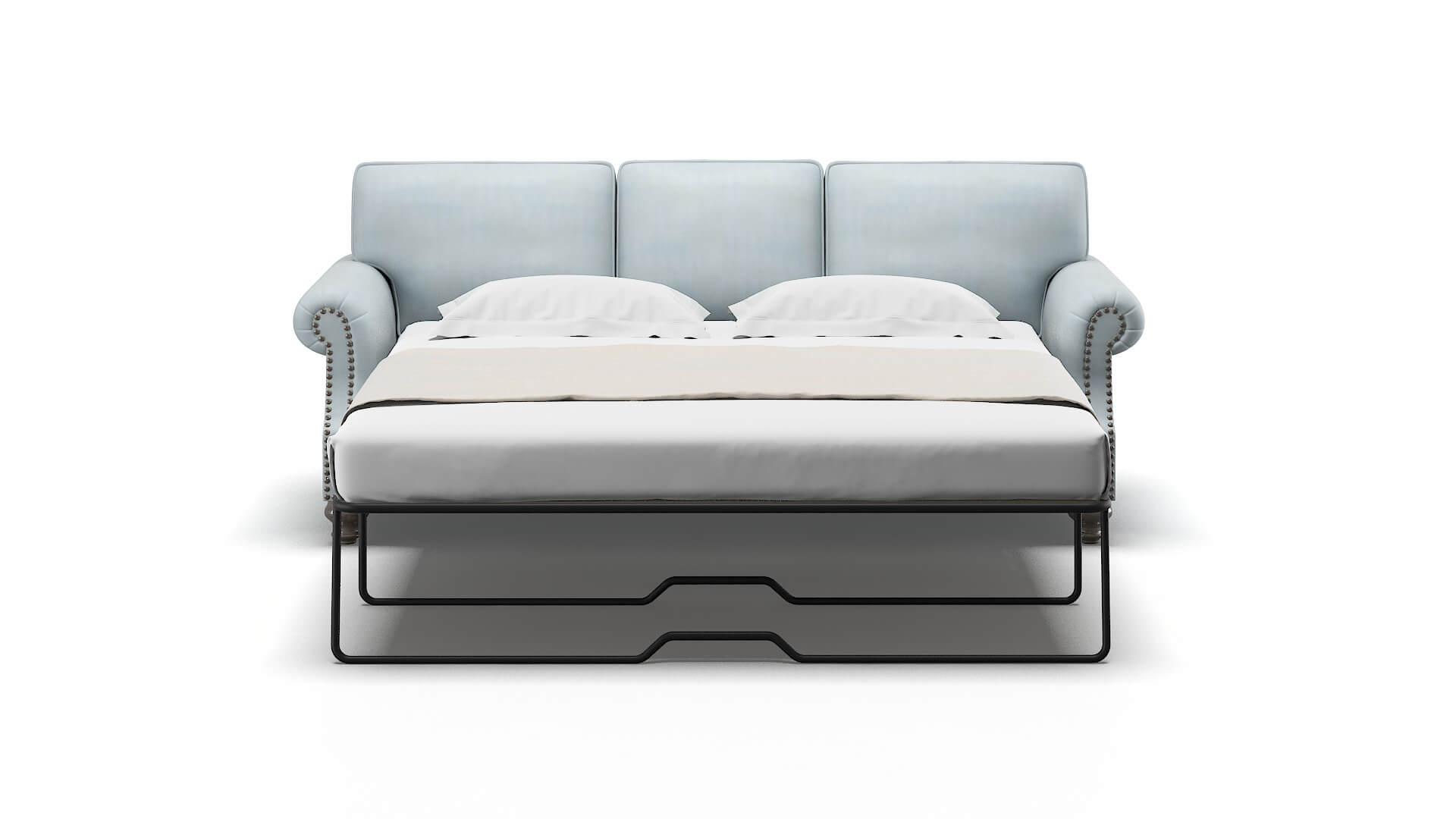 Rotterdam Hathaway Aqua Sofa Sleeper Espresso legs 1