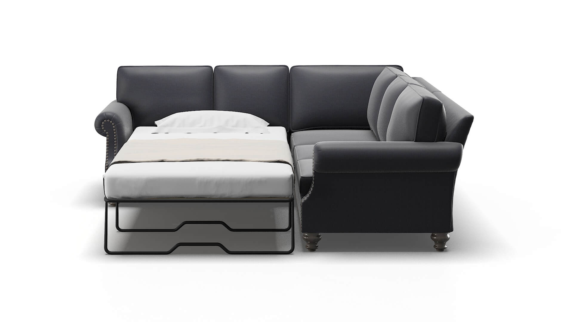 Rotterdam Hepburn_hrp Deep_sea Sectional Sleeper Espresso legs 1