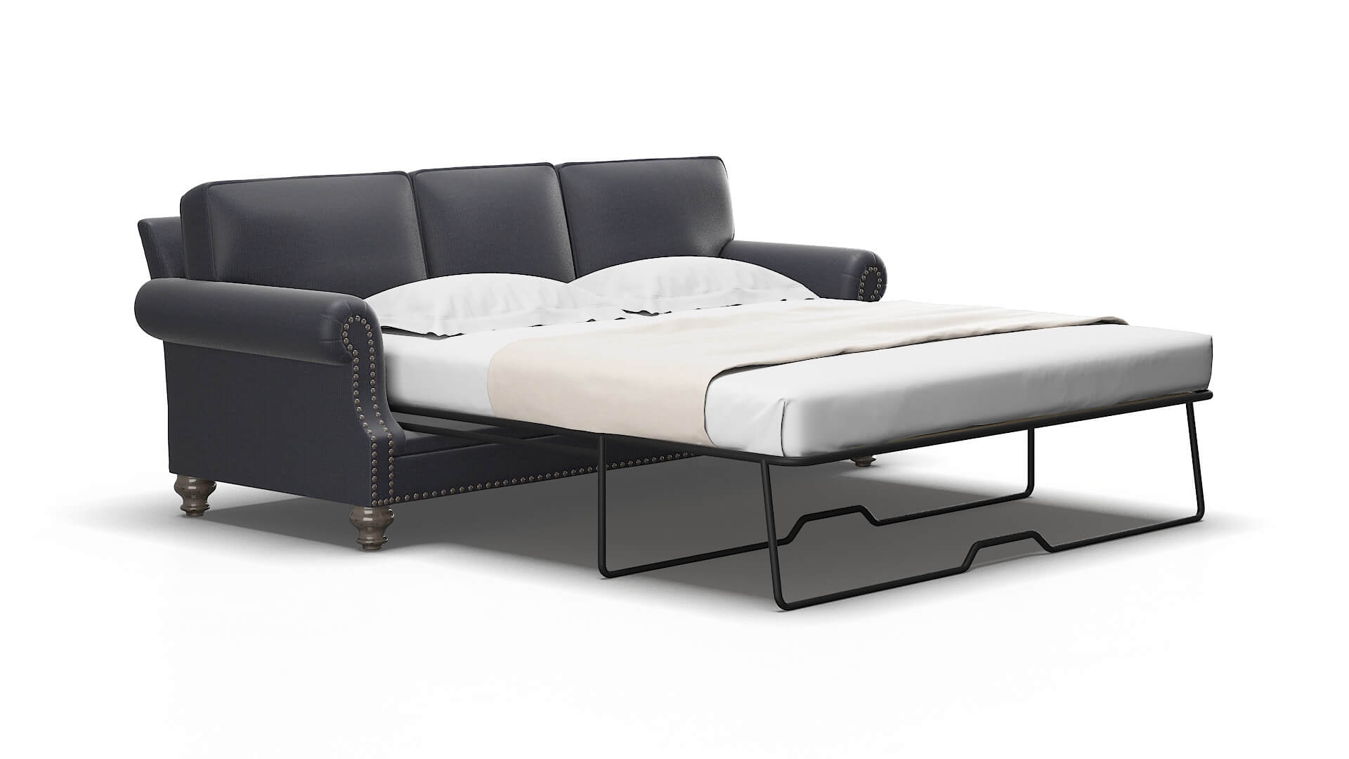 Rotterdam Hepburn_hrp Deep_sea Sofa Sleeper Espresso legs 2