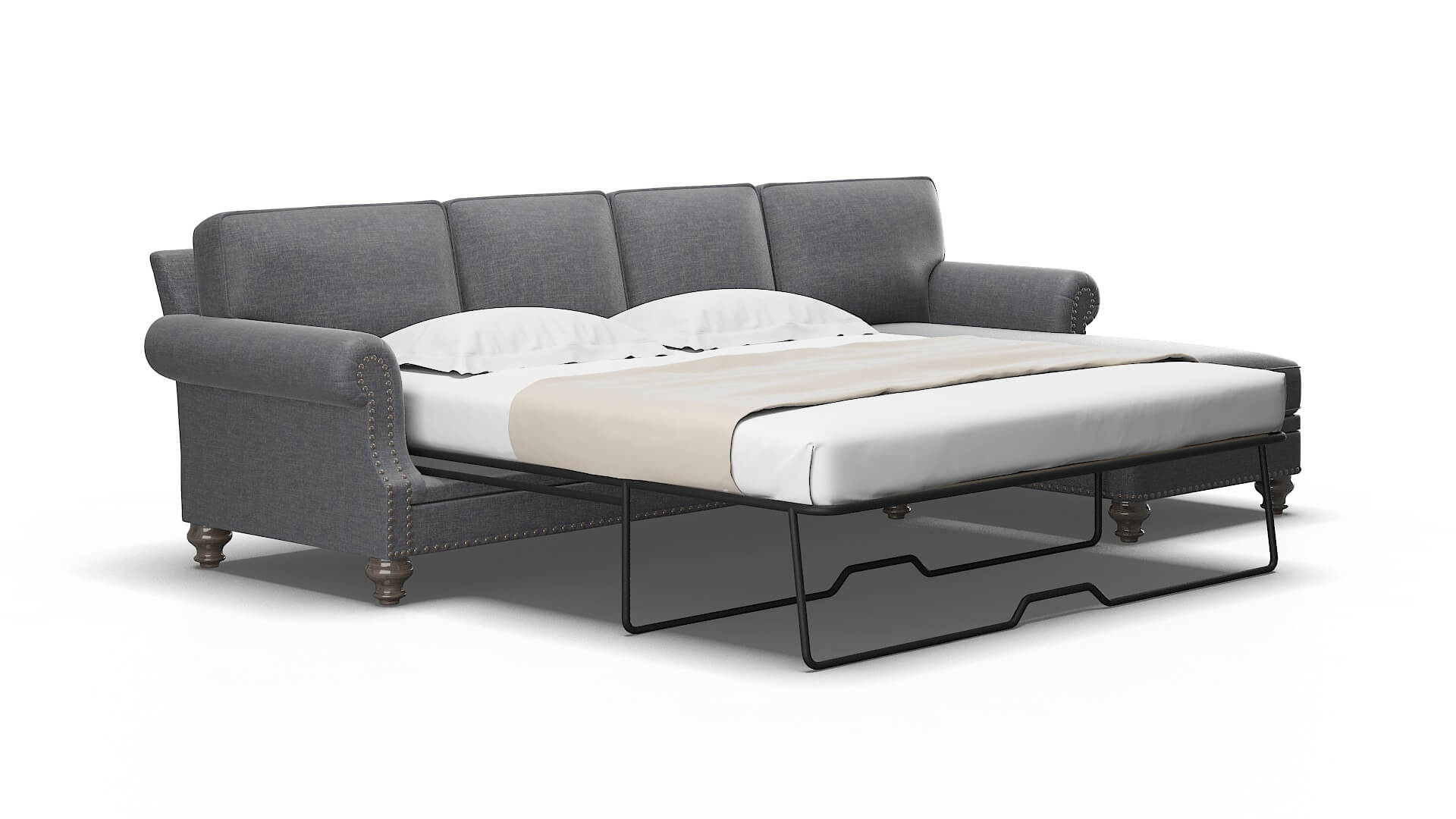 Rotterdam Keylargo Graphite Panel Sleeper Espresso legs 2