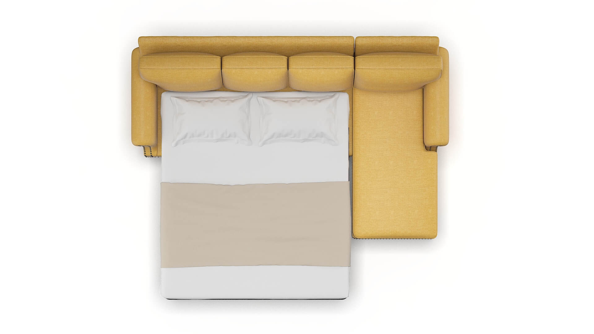 Rotterdam Keylargo Honey Panel Sleeper Espresso legs 3