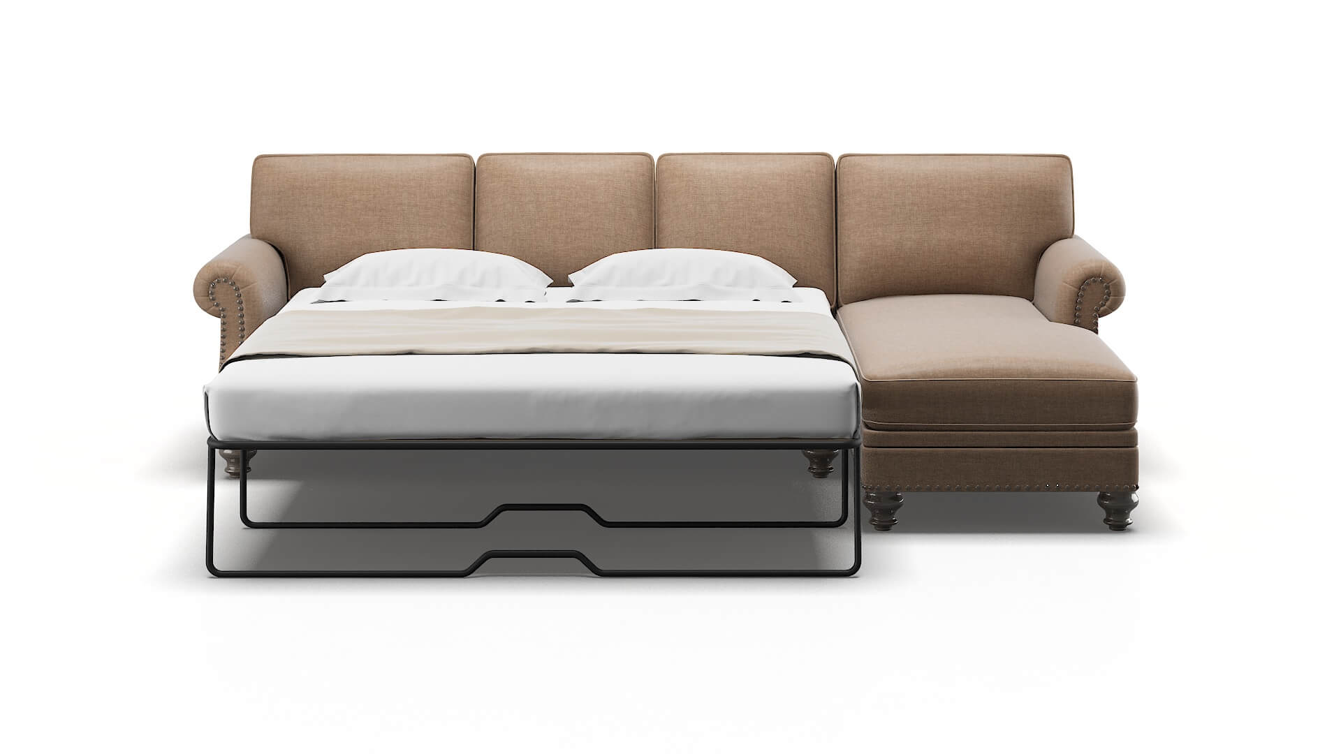 Rotterdam Keylargo Mink Panel Sleeper Espresso legs 1