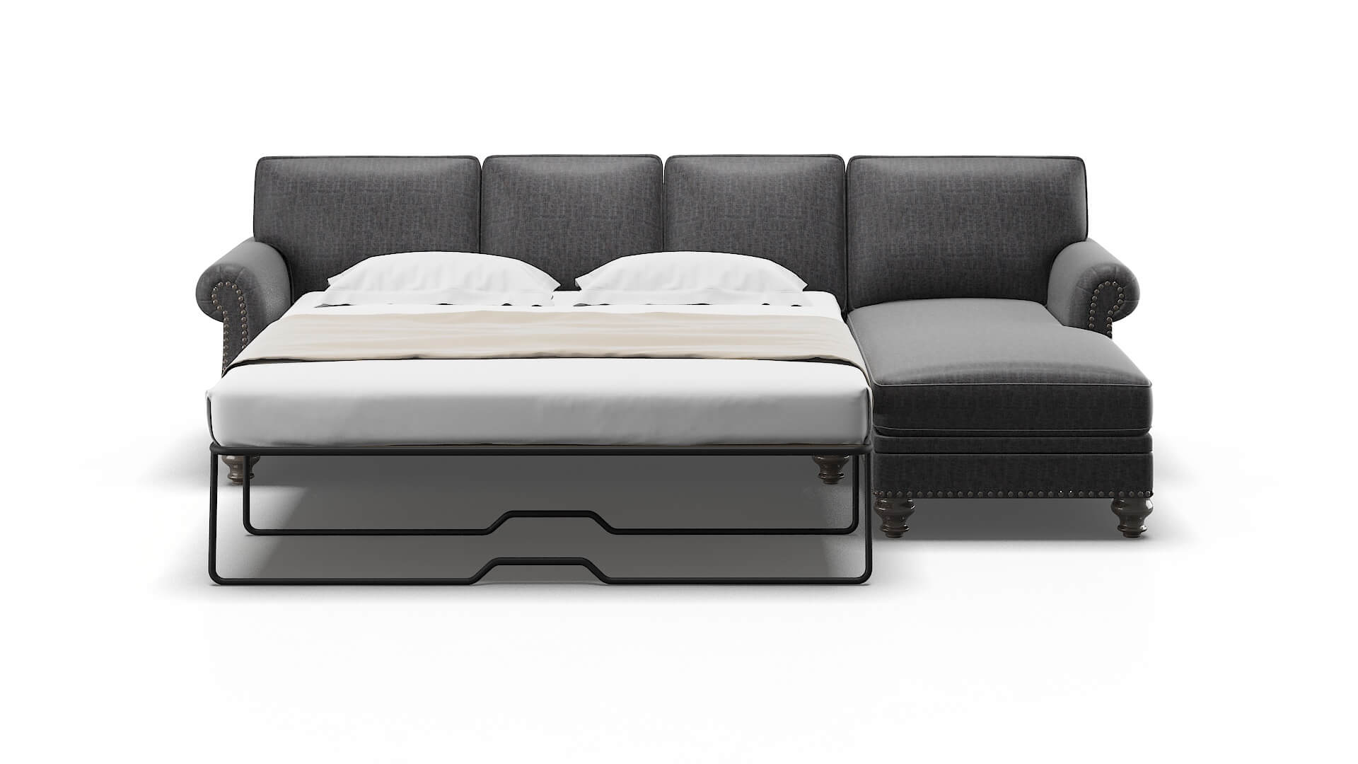 Rotterdam Marcy Baltic Panel Sleeper Espresso legs 1