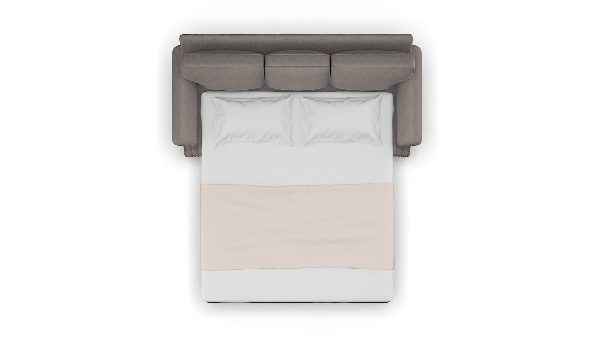 Rotterdam Noble Otter Sofa Sleeper Espresso legs 3