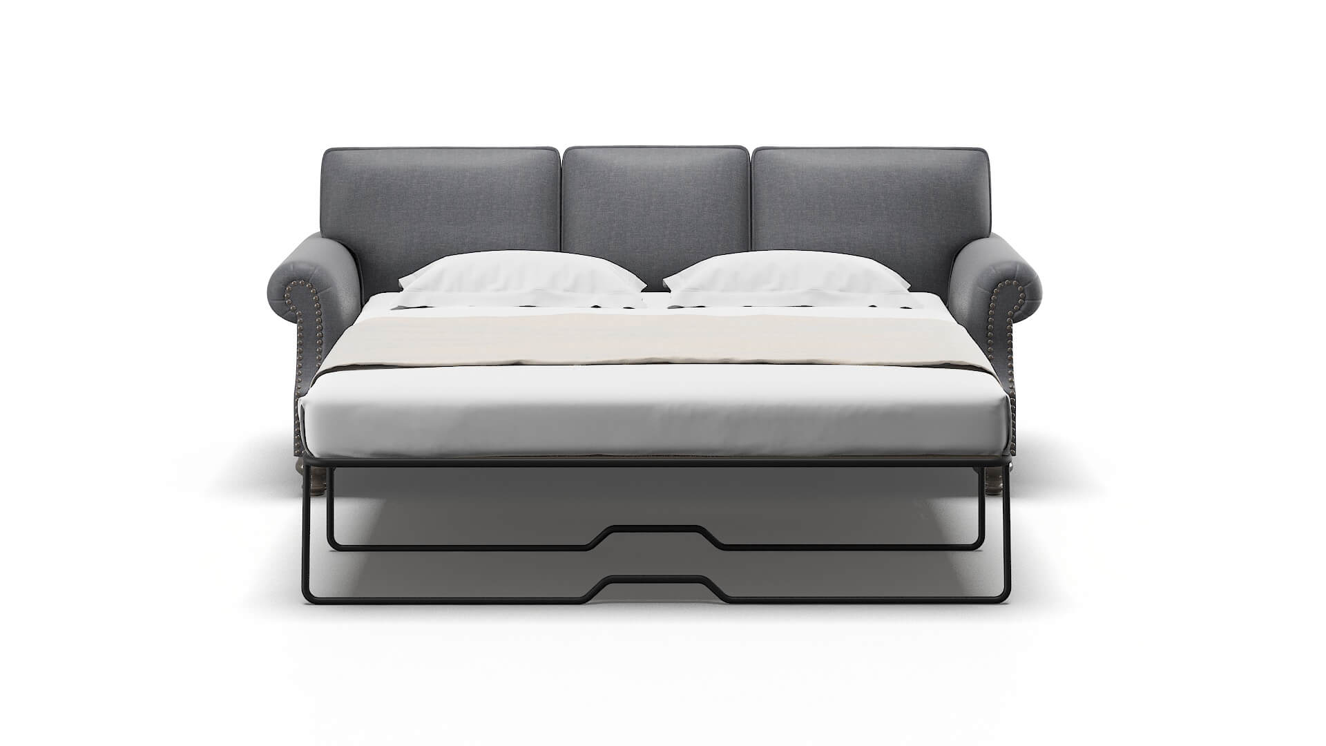 Rotterdam Notion Graphite Sofa Sleeper Espresso legs 1