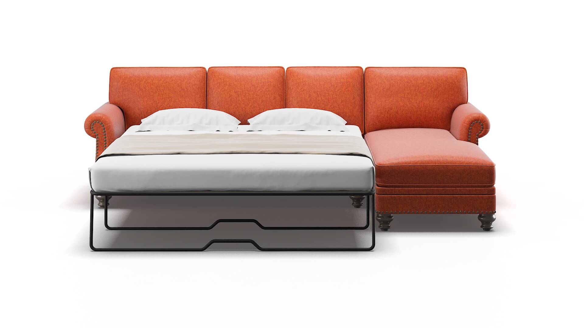 Rotterdam Notion Tang Panel Sleeper Espresso legs 1