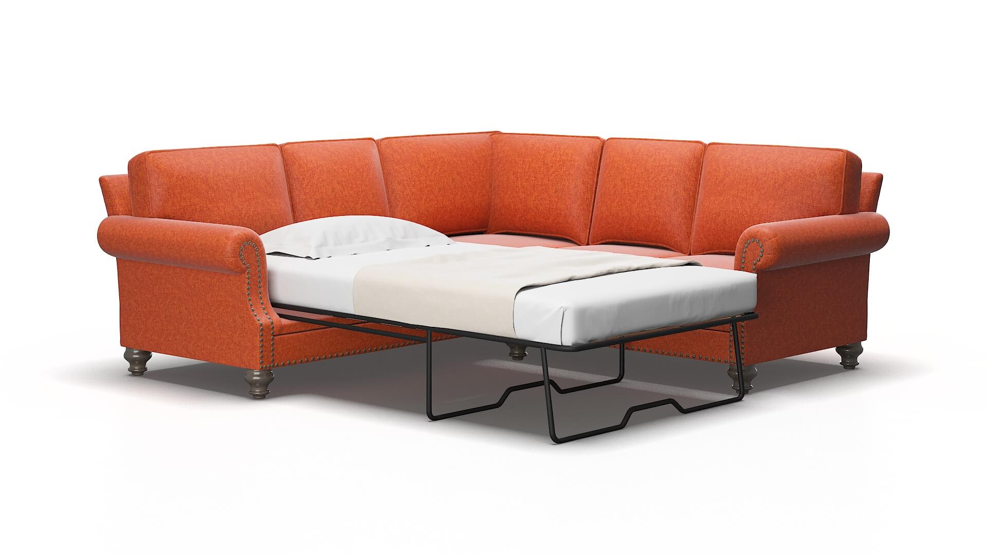 Rotterdam Notion tang Sectional sleeper Espresso Legs  2
